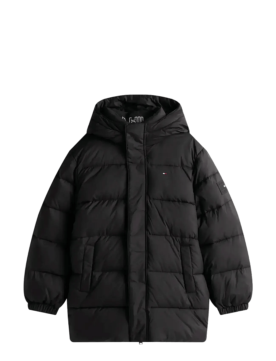 Tommy Hilfiger - ESSENTIAL PADDED PARKA - talvejoped - black - 1