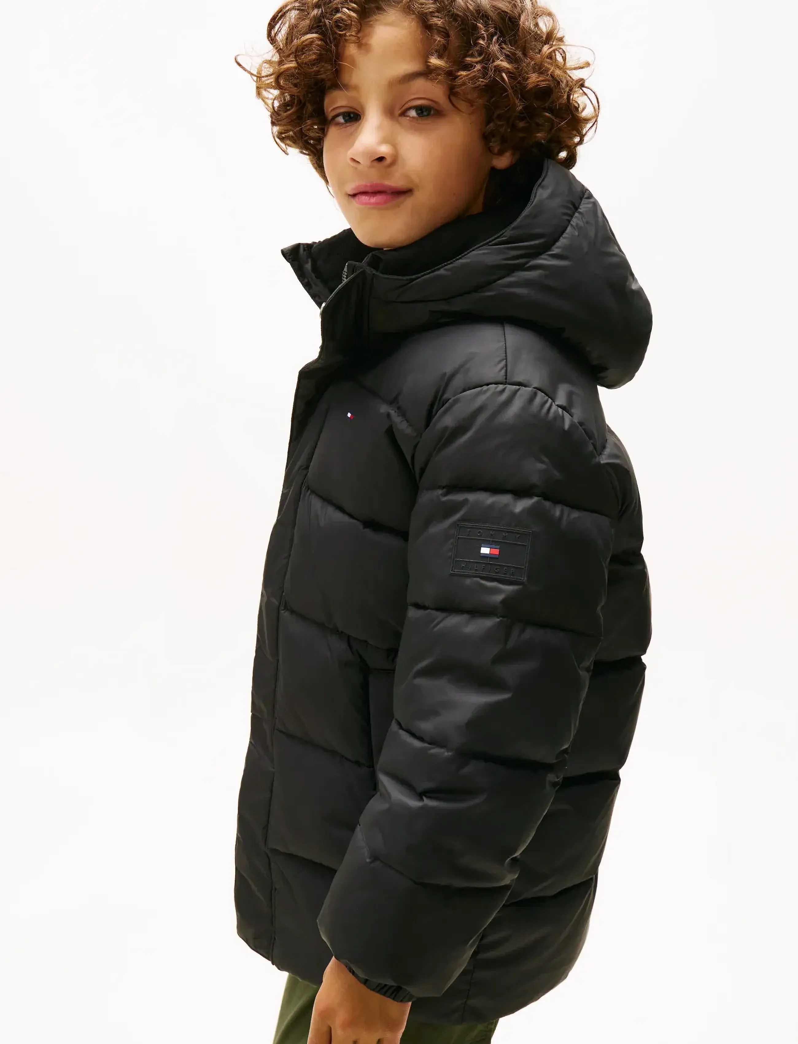 Tommy Hilfiger ESSENTIAL PADDED PARKA - Tommy Hilfiger - BLACK / black