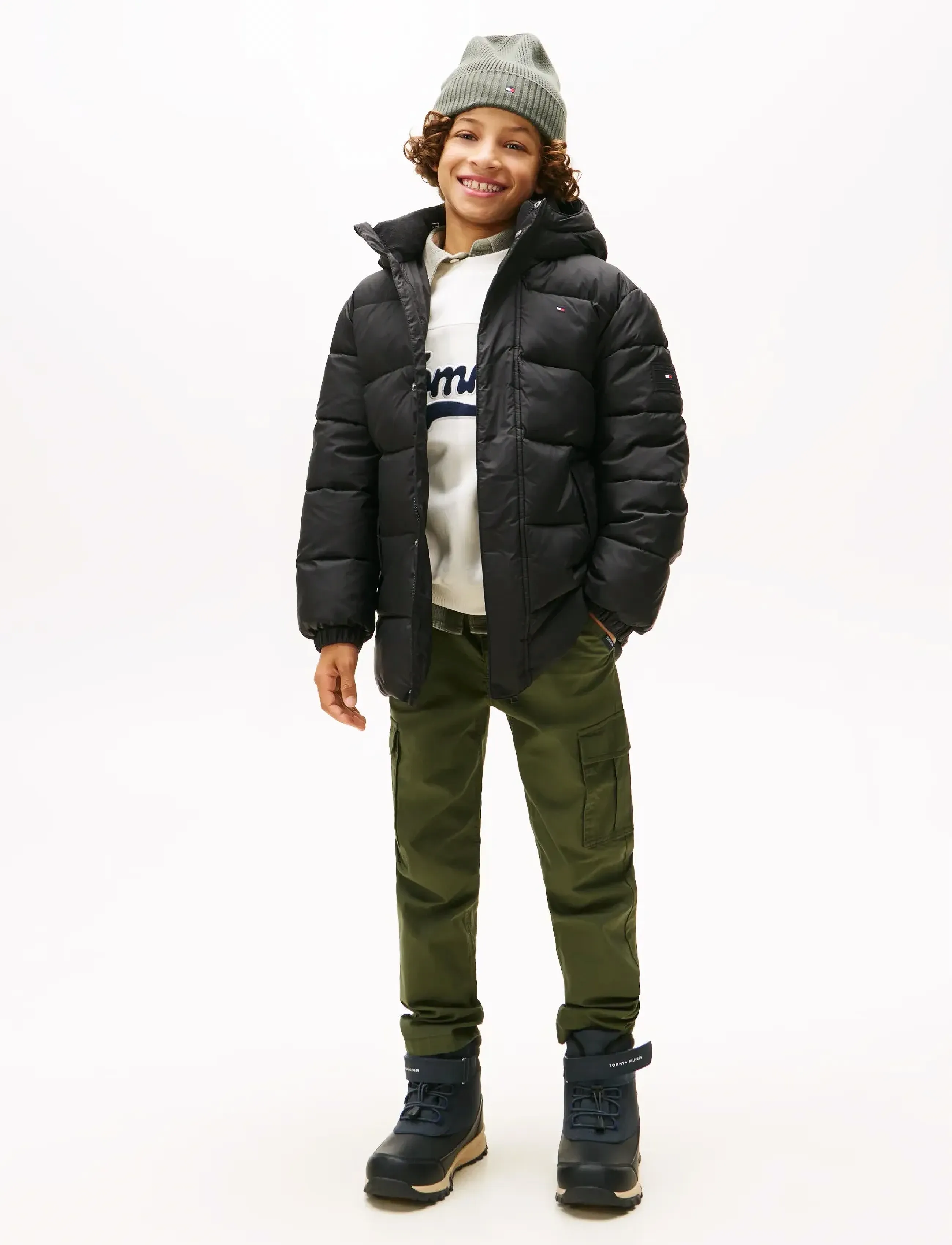 Tommy Hilfiger - ESSENTIAL PADDED PARKA - winter jackets - black - 2