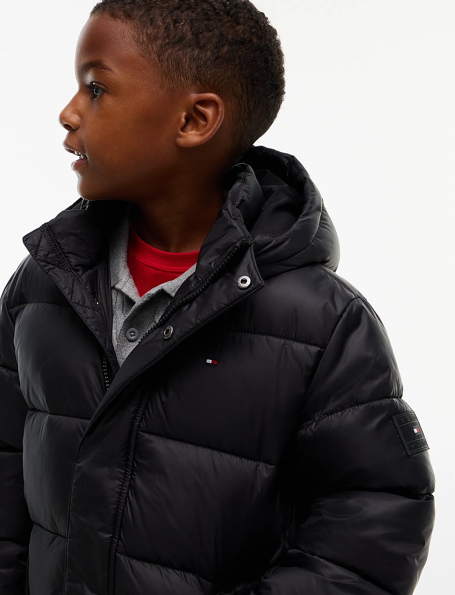 Tommy Hilfiger - ESSENTIAL PADDED PARKA - talvejoped - black - 3