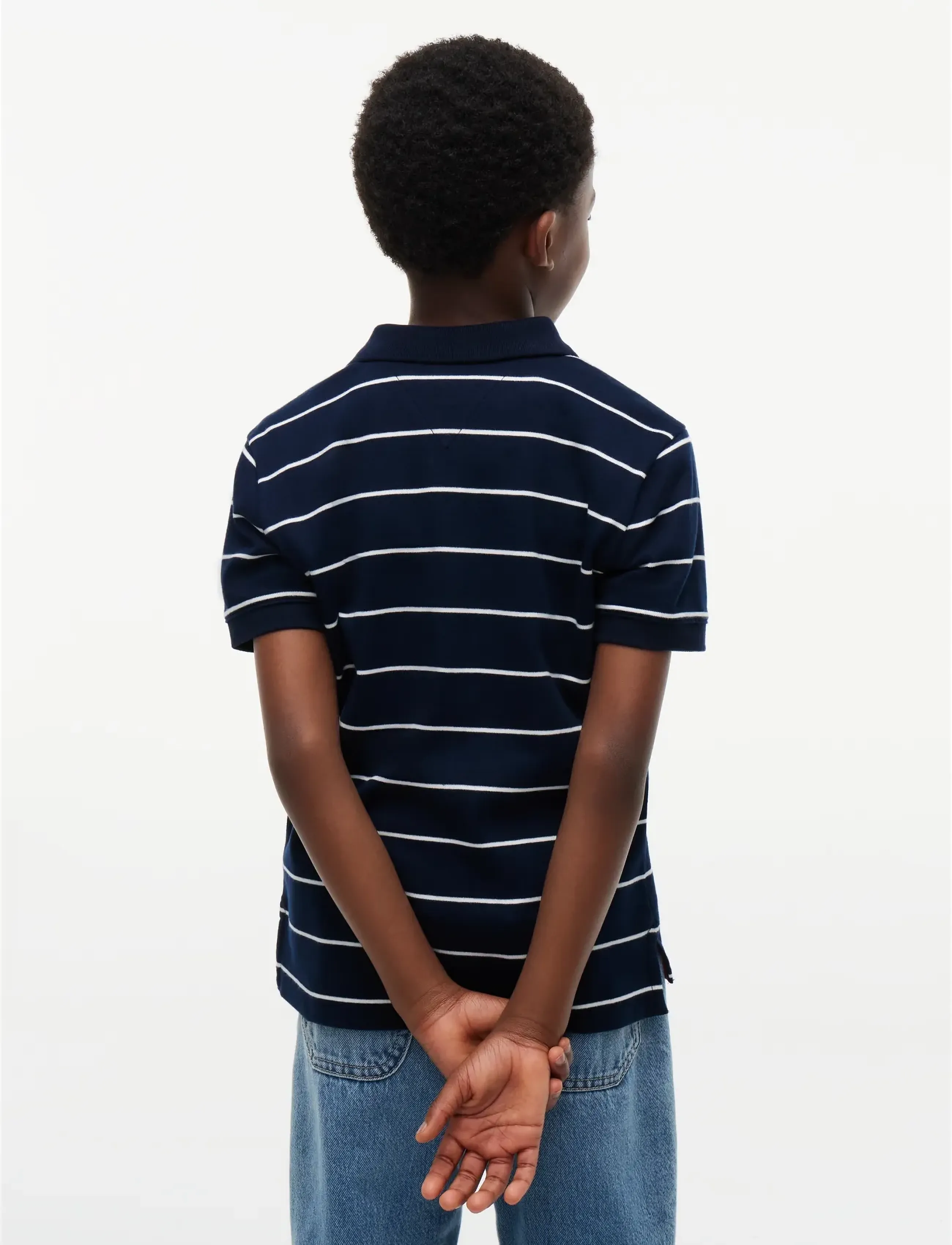 Tommy Hilfiger - INTERLOCK RWB POLO SS - kurzärmelig - dark blue  white stripes - 2