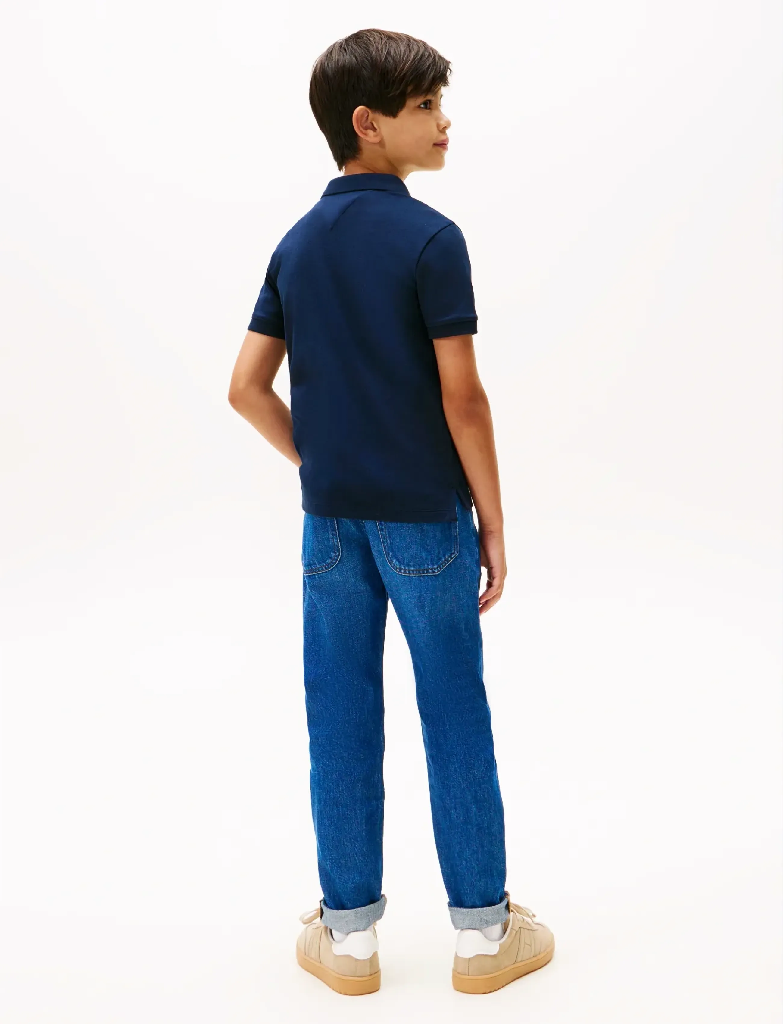 Tommy Hilfiger - INTERLOCK RWB POLO SS - lühikeste varrukatega polod - dark night navy - 2