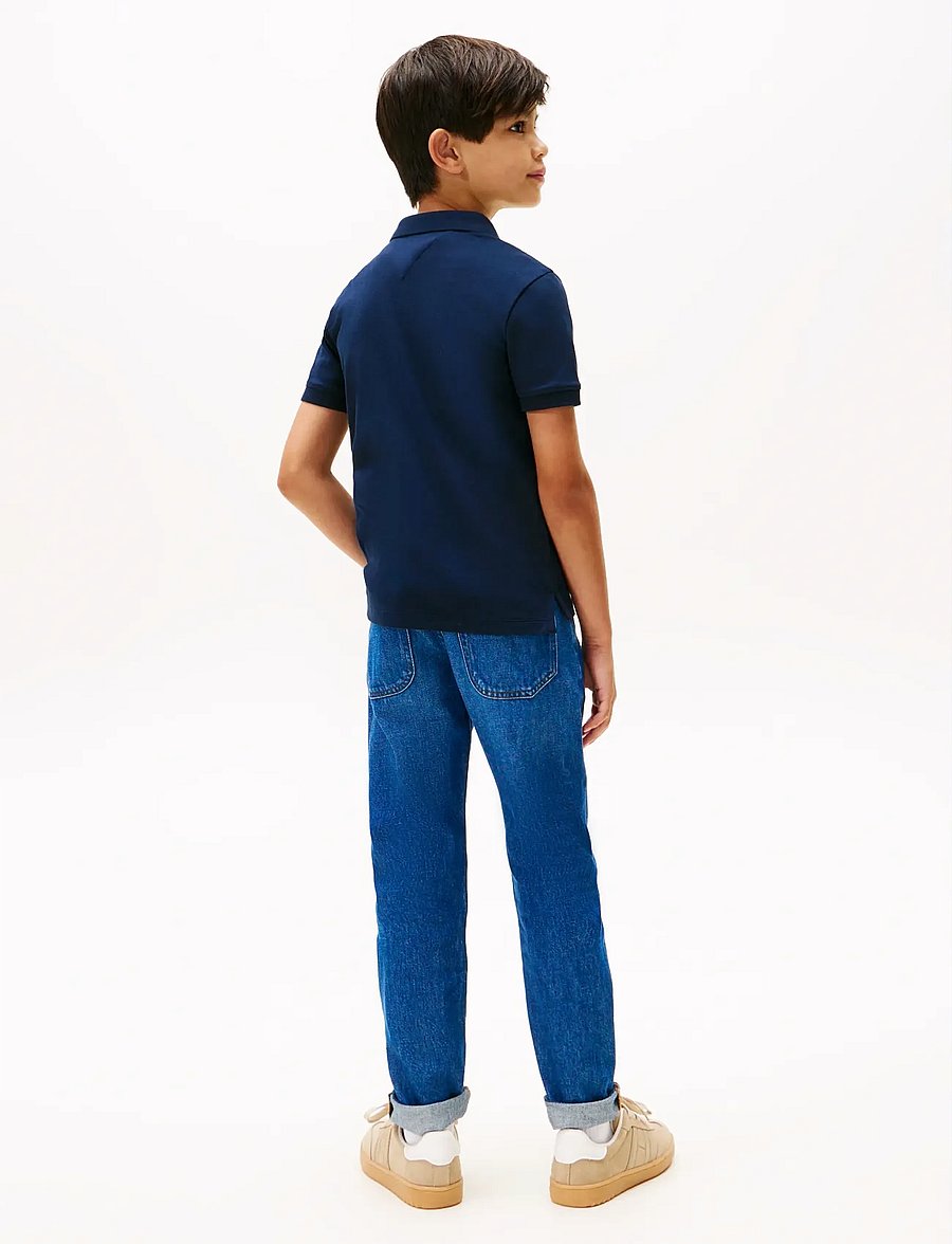 Tommy Hilfiger - INTERLOCK RWB POLO SS - lühikeste varrukatega polod - dark night navy - 2