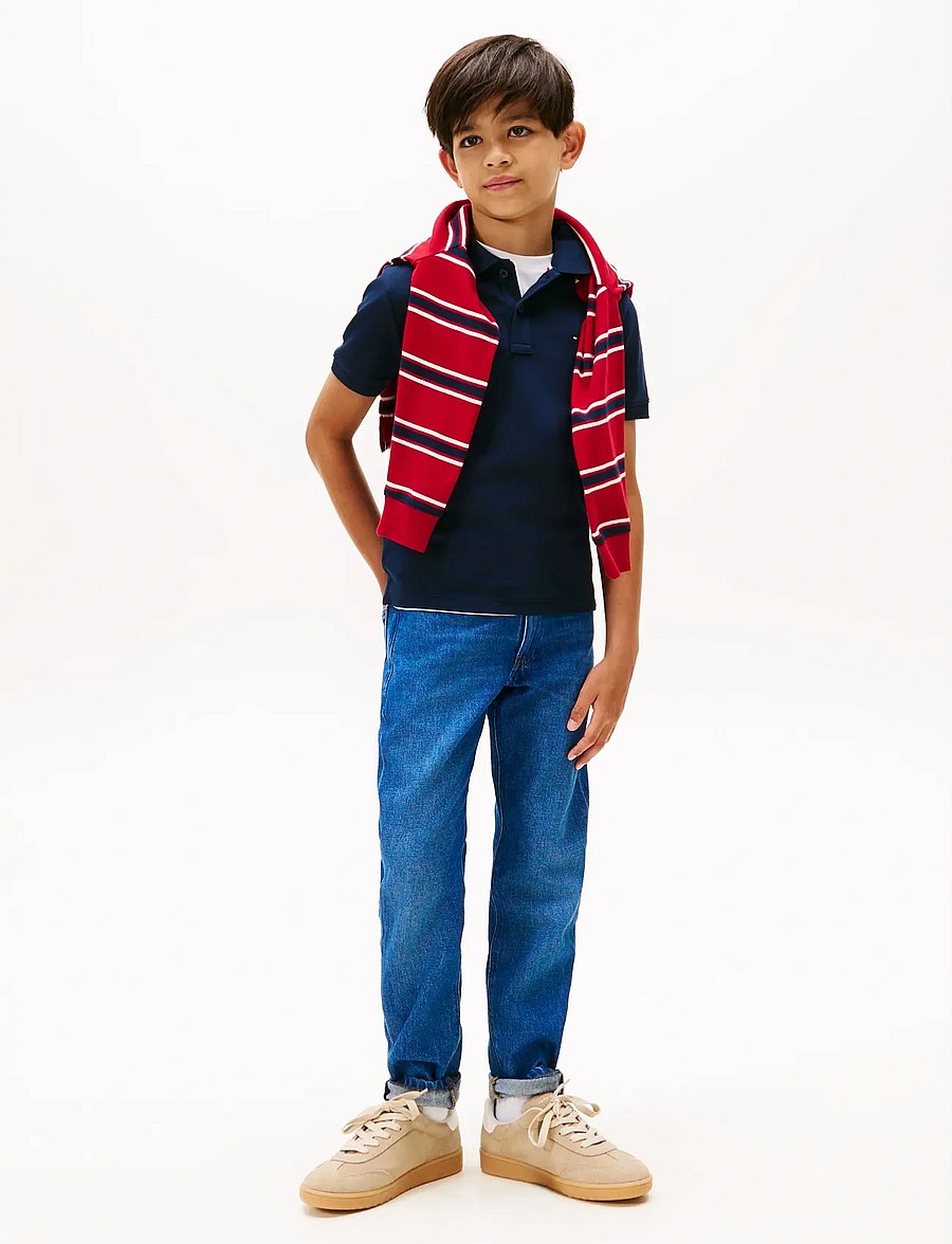 Tommy Hilfiger - INTERLOCK RWB POLO SS - lühikeste varrukatega polod - dark night navy - 3