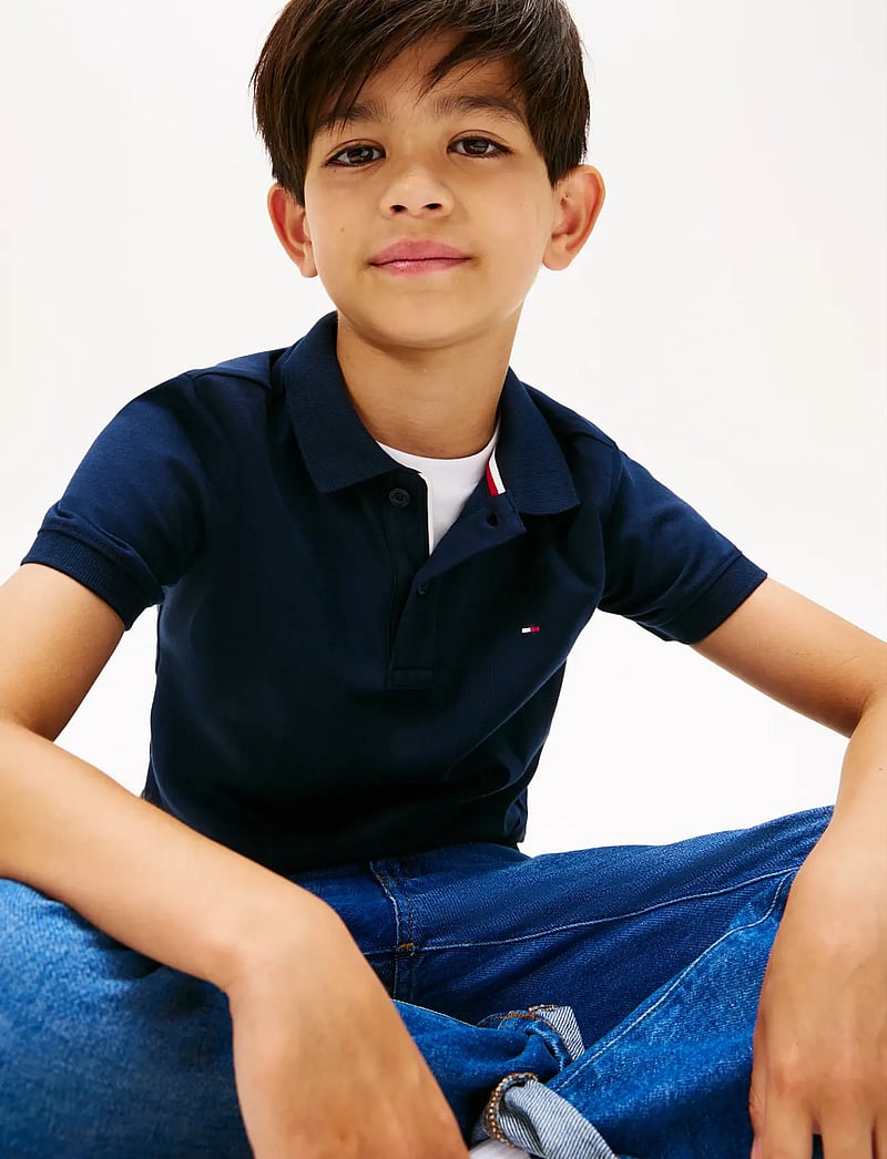 Tommy Hilfiger - INTERLOCK RWB POLO SS - kurzärmelig - dark night navy - 5