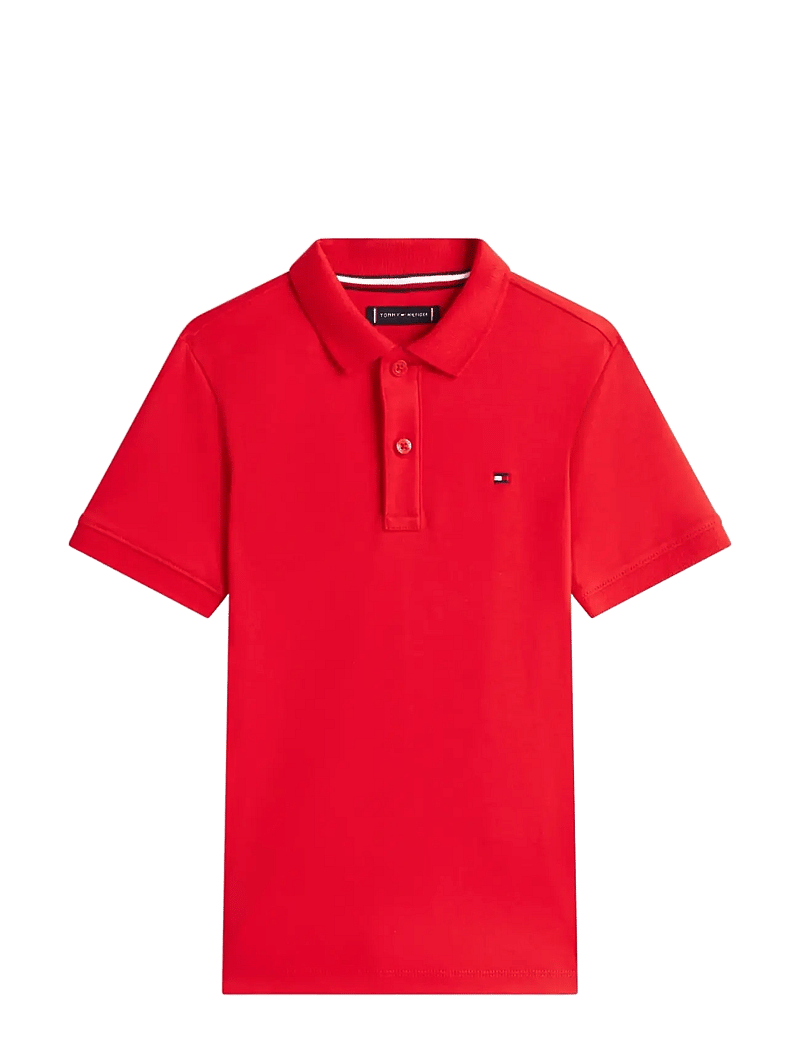 Tommy Hilfiger - INTERLOCK RWB POLO SS - kortärmade pikéer - rapid red - 1