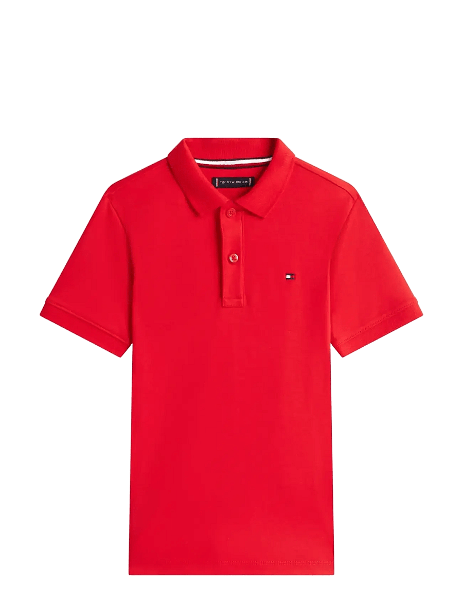 Tommy Hilfiger - INTERLOCK RWB POLO SS - lühikeste varrukatega polod - rapid red - 1