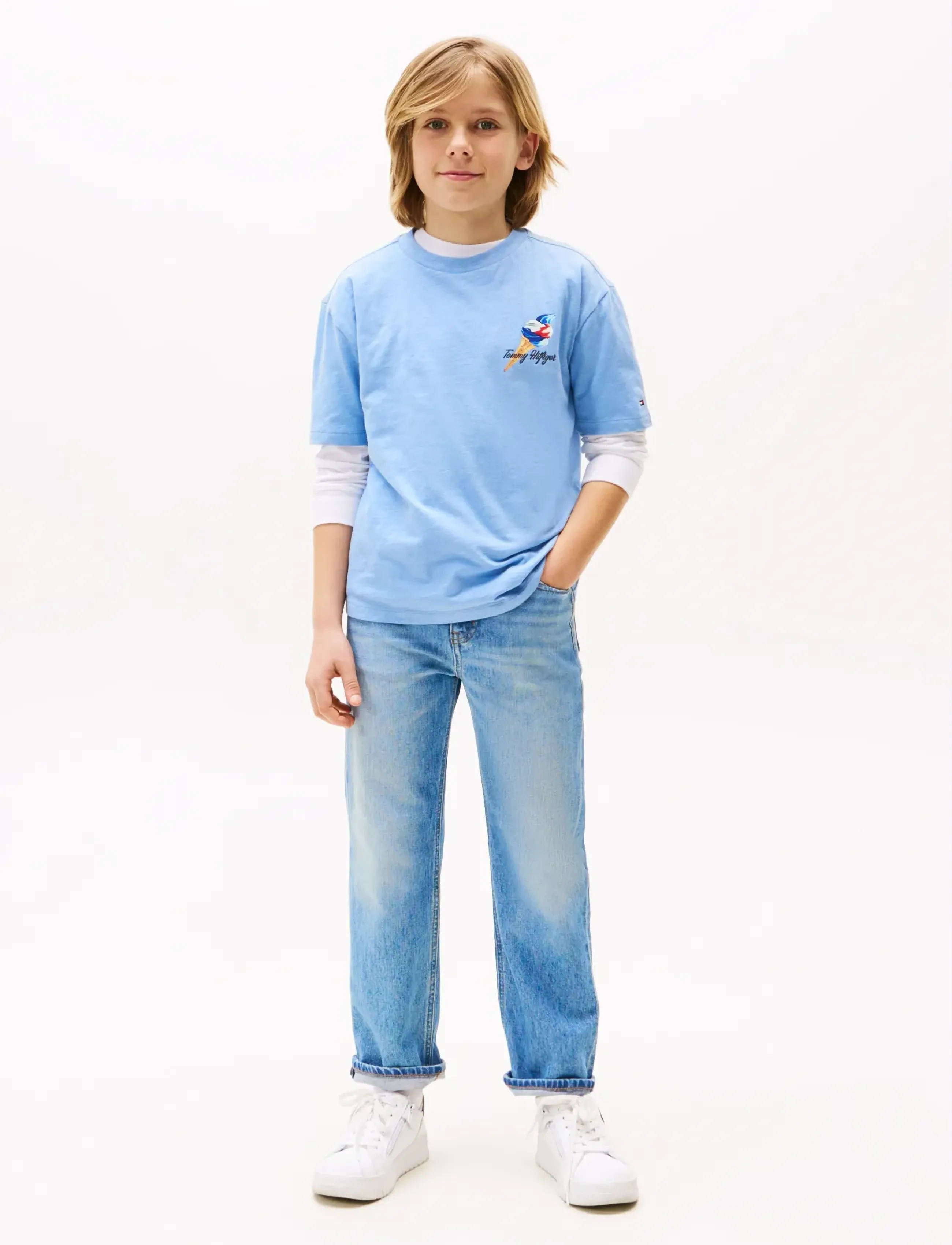 Tommy Hilfiger - SKATER LIGHT WASH DENIM - vintagemedcomf - 3
