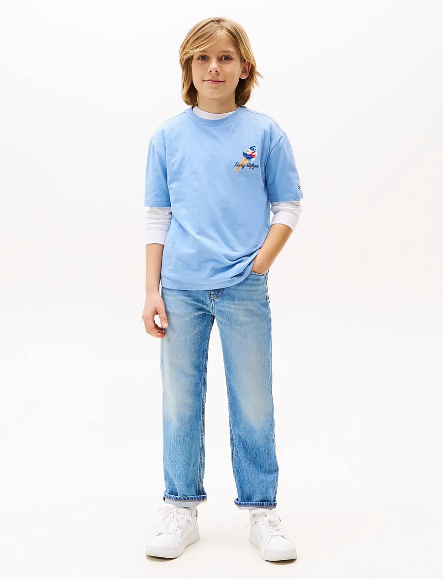 Tommy Hilfiger - SKATER LIGHT WASH DENIM - regular jeans - vintagemedcomf - 3