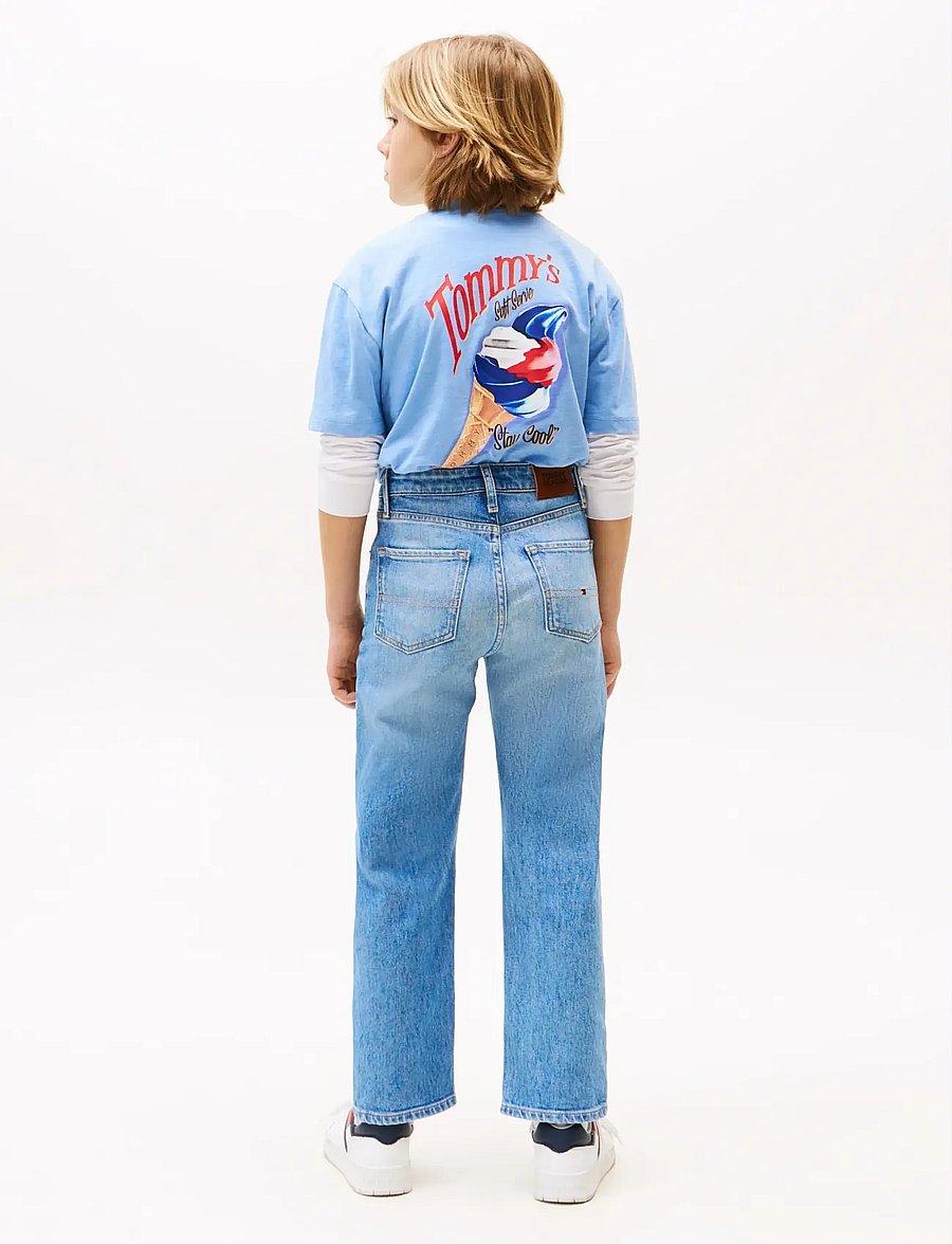 Tommy Hilfiger - SKATER LIGHT WASH DENIM - regular jeans - vintagemedcomf - 4