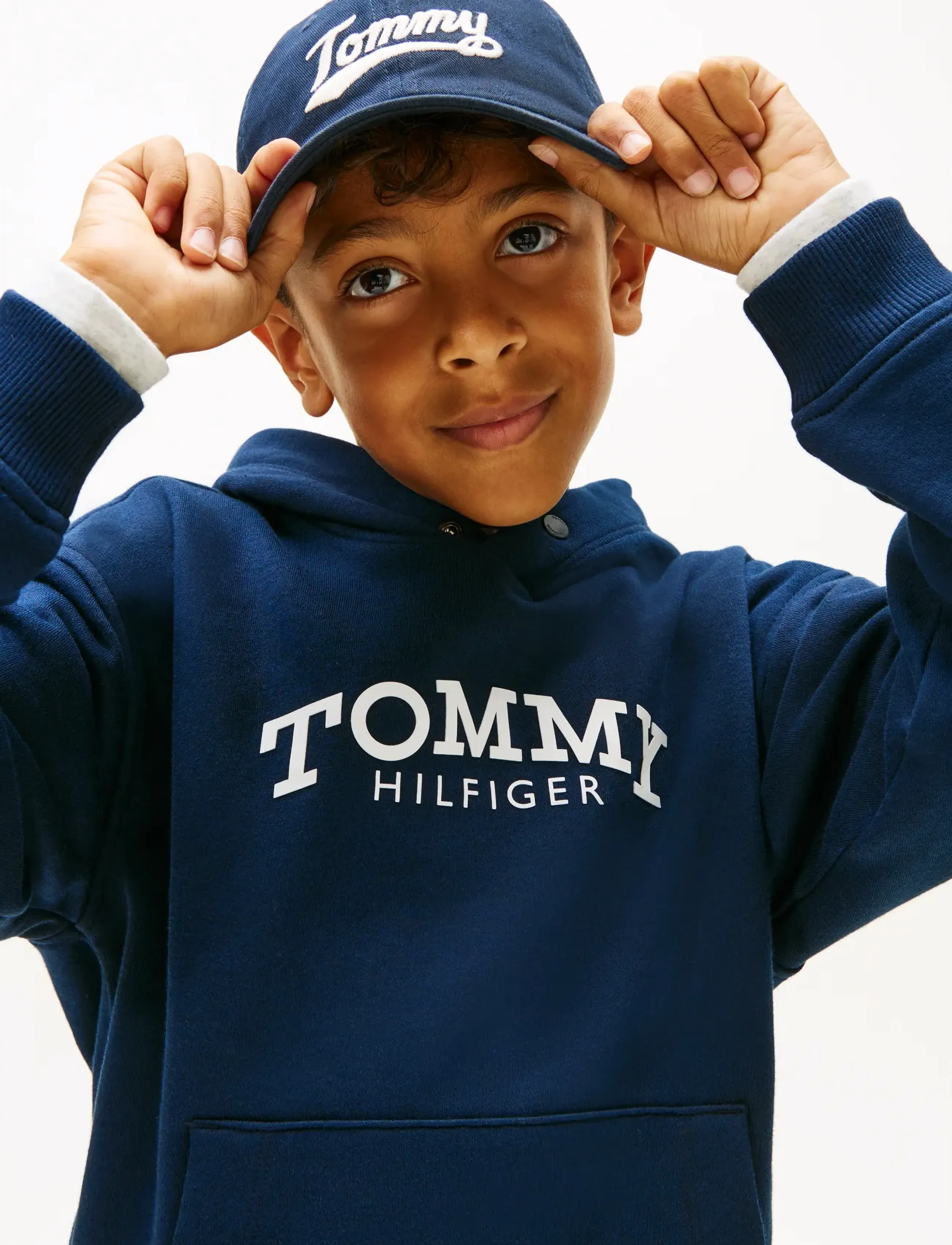 Tommy Hilfiger - MONOTYPE PRINT HOODIE - kapuutsiga dressipluusid - dark night navy - 4