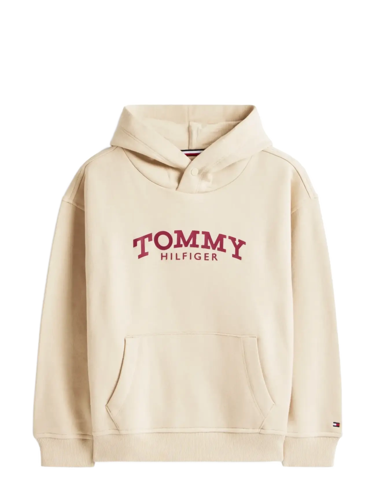 TOMMY HILFIGER Monotype Print Hoodie Cream - 128 - Kinder
