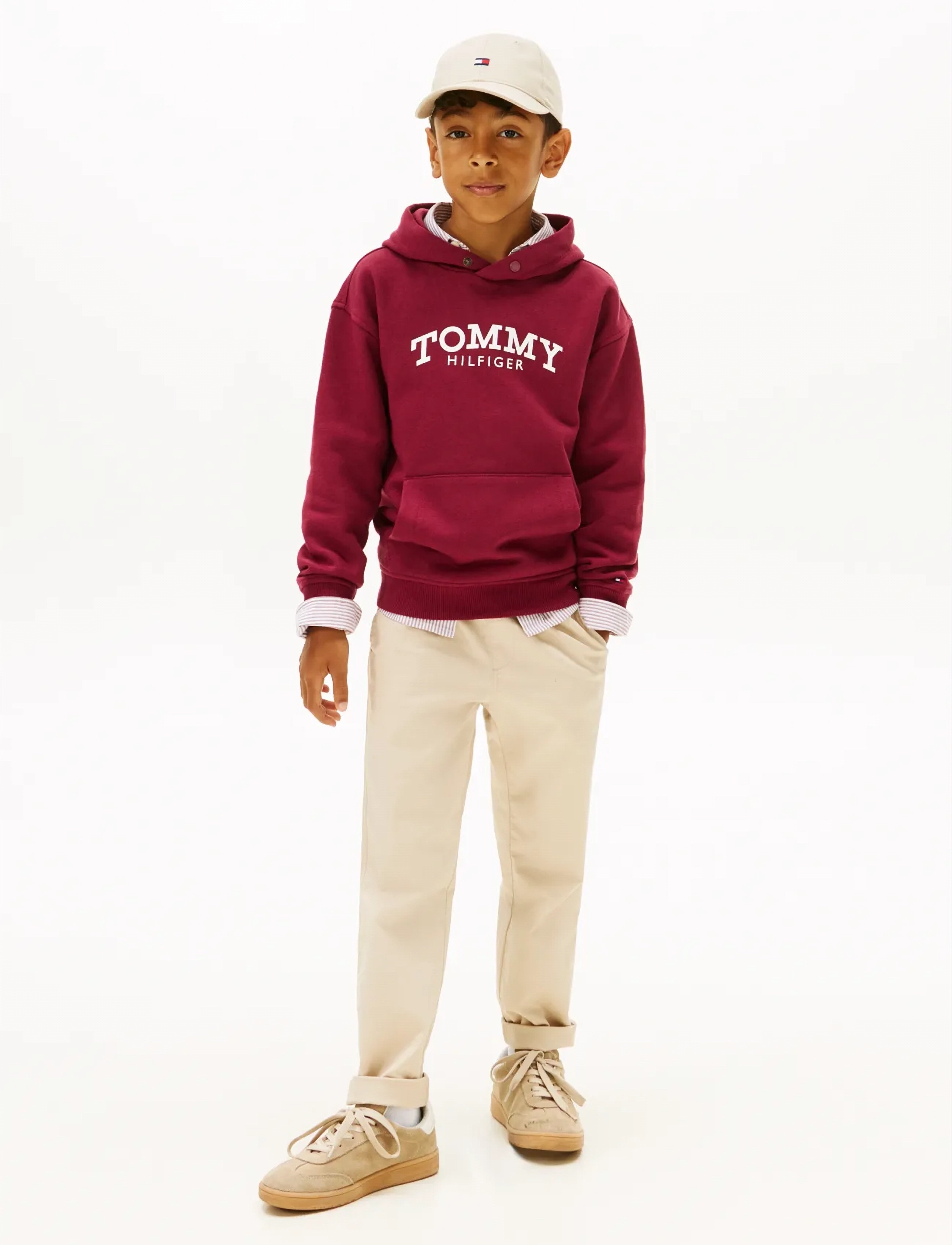 Tommy Hilfiger - MONOTYPE PRINT HOODIE - hættetrøjer - rich cherry - 3