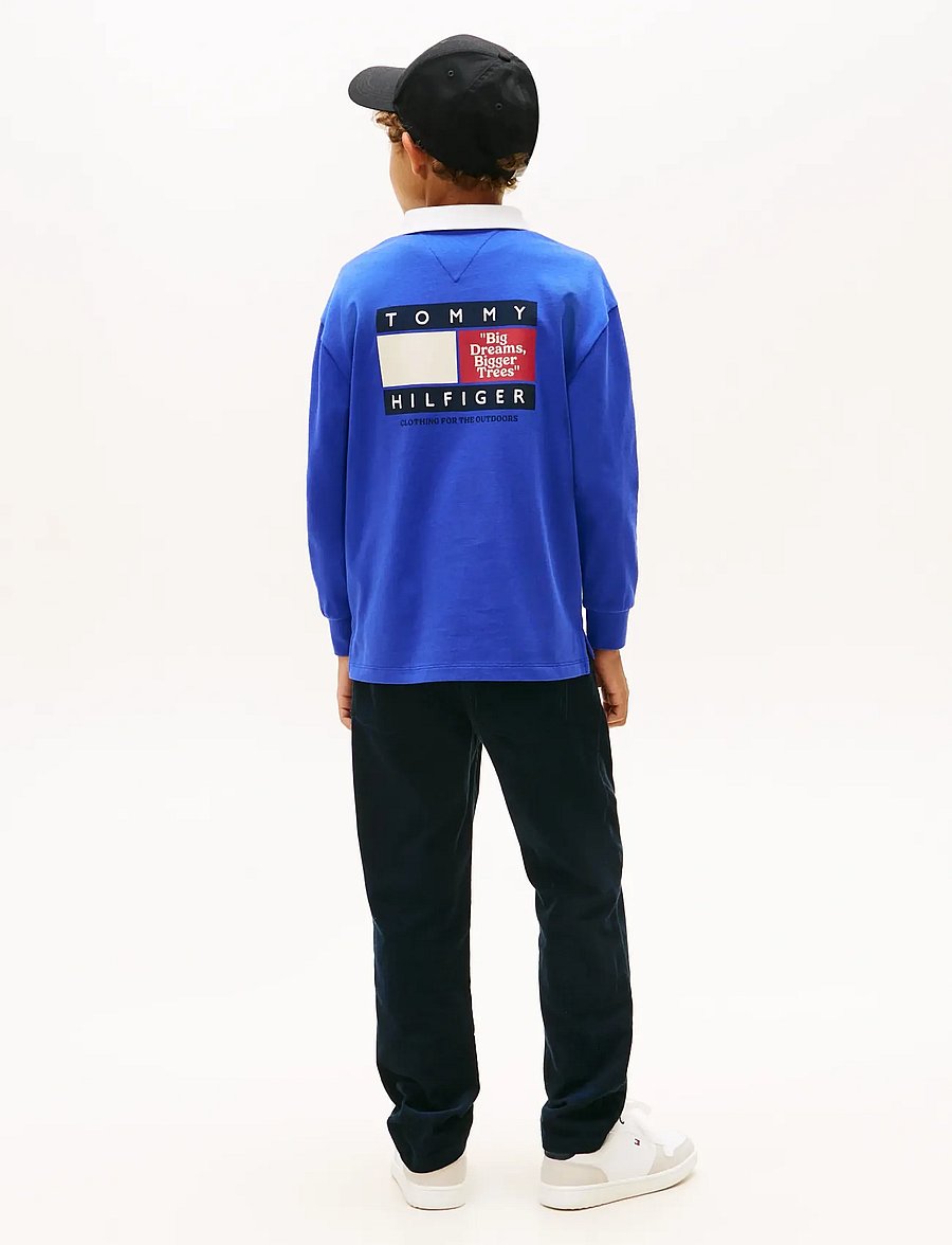 Tommy Hilfiger - MULTI PRINT POLO LS - langärmelig poloshirt - majesty blue - 3