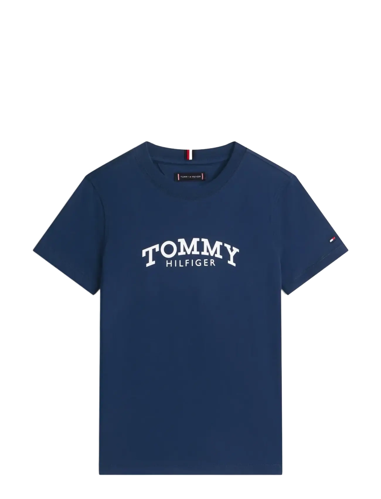 MONOTYPE PRINT GRAPHIC T-SHIRT - DARK NIGHT NAVY