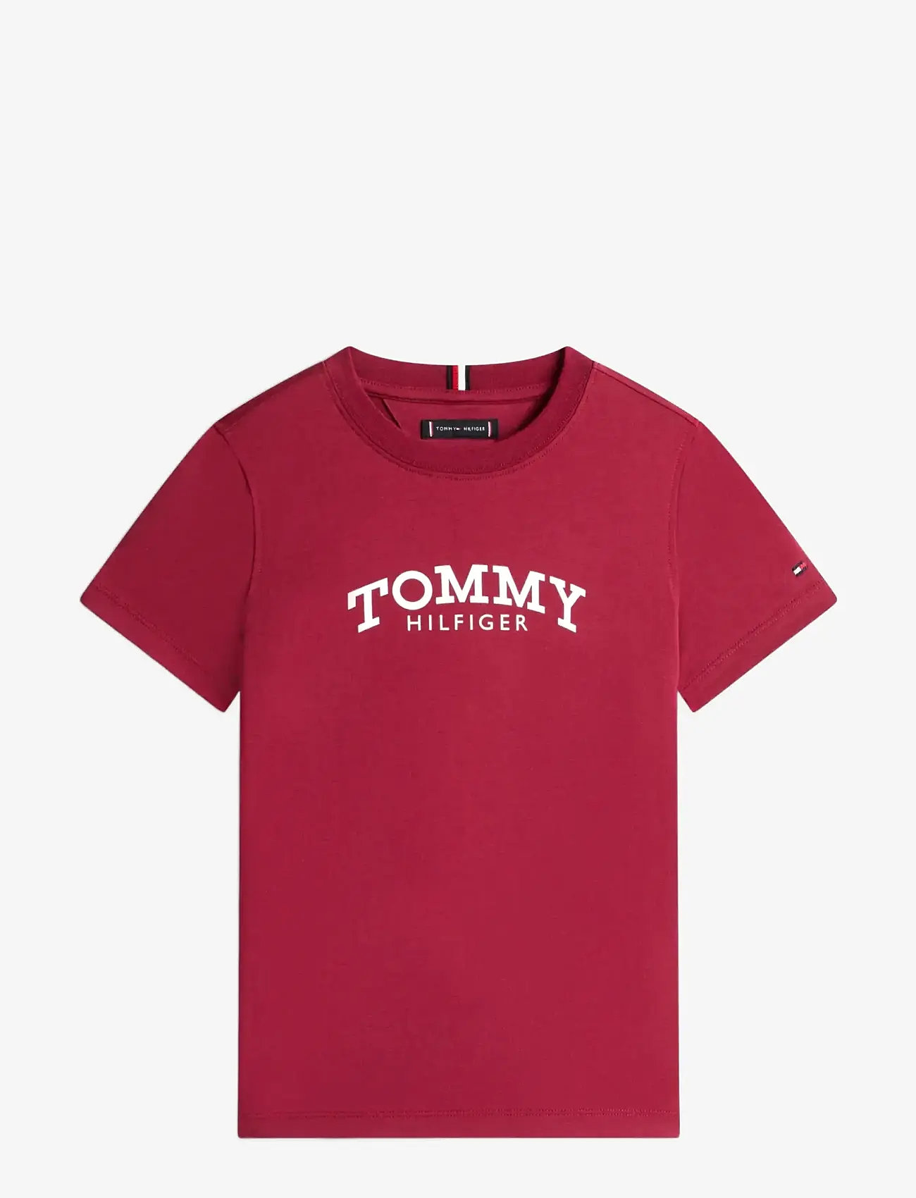 Tommy Hilfiger - MONOTYPE PRINT GRAPHIC T-SHIRT - lyhythihaiset t-paidat - rich cherry - 1