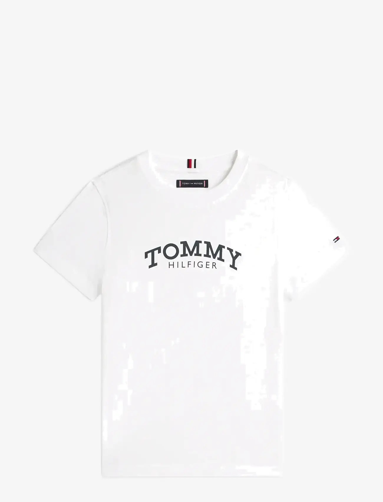 Tommy Hilfiger - MONOTYPE PRINT GRAPHIC T-SHIRT - kortærmede t-shirts - white - 1