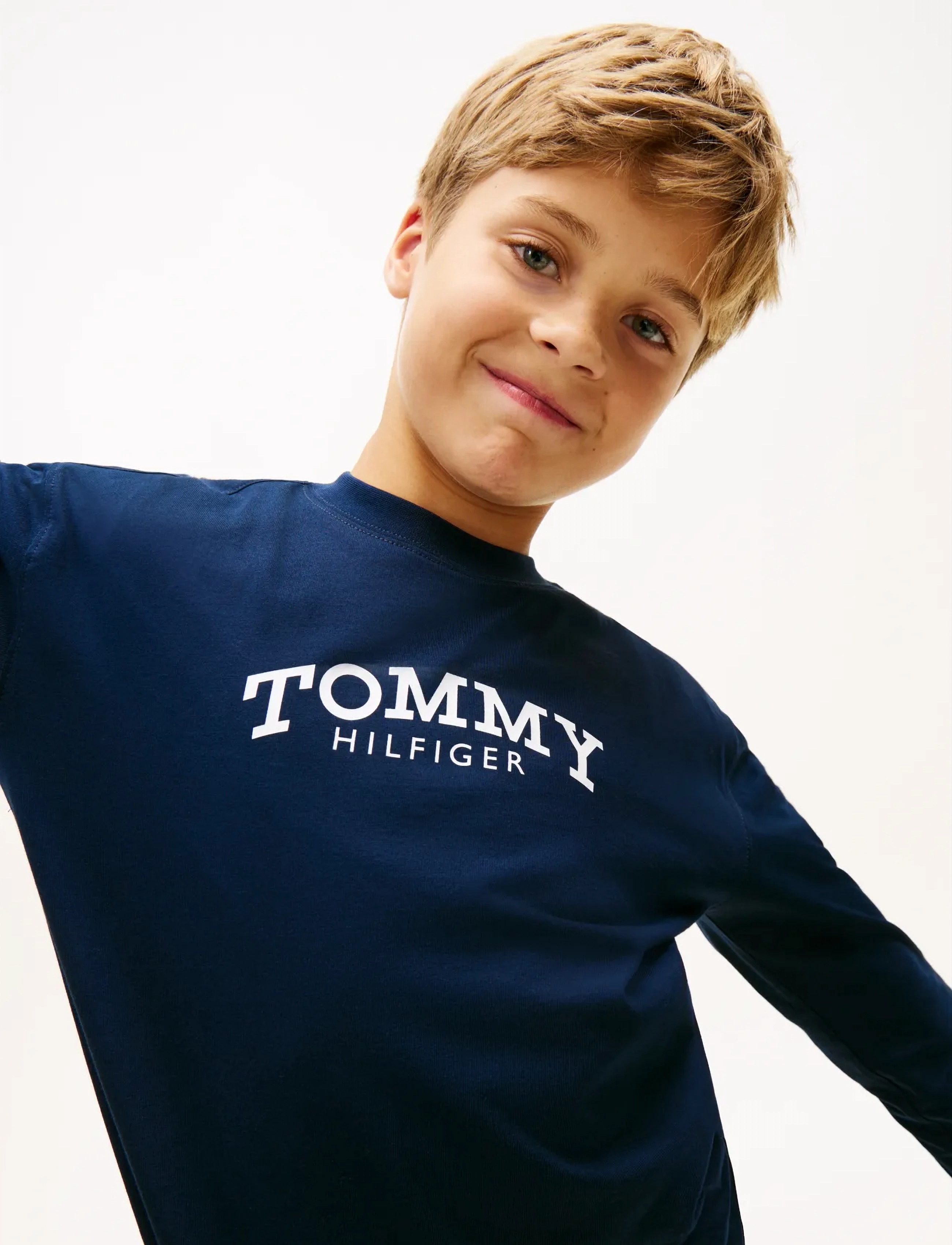 Tommy Hilfiger - MONOTYPE PRINT T-SHIRT LS - t-shirts à manches longues - dark night navy - 4