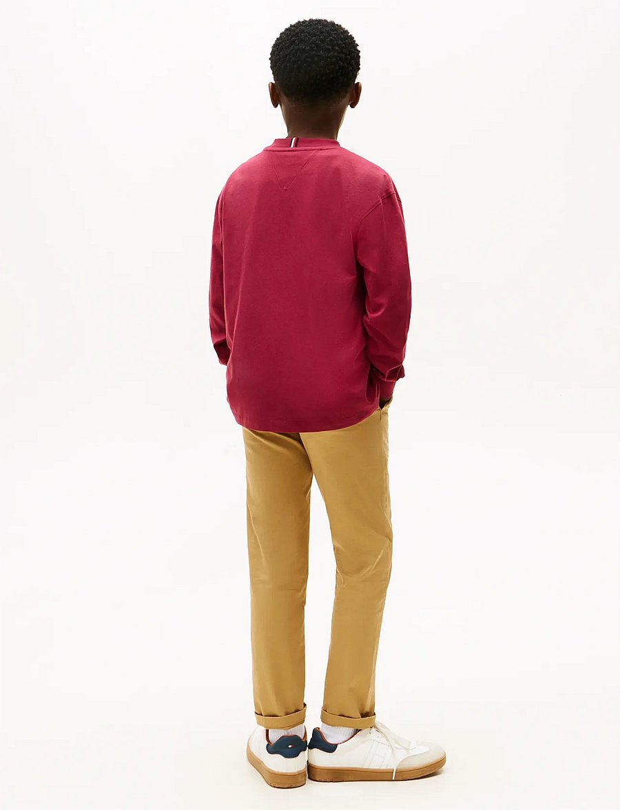 Tommy Hilfiger - MONOTYPE PRINT T-SHIRT LS - langärmelig - rich cherry - 3