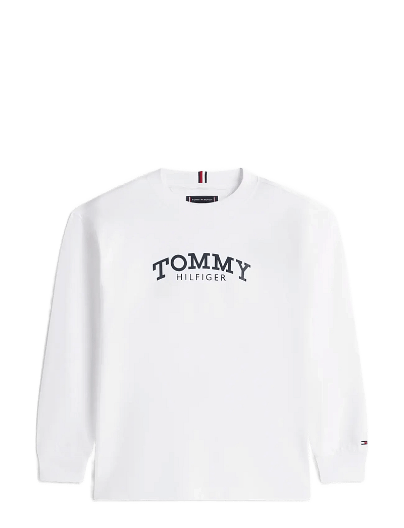 Tommy Hilfiger - MONOTYPE PRINT T-SHIRT LS - langärmelig - white - 1