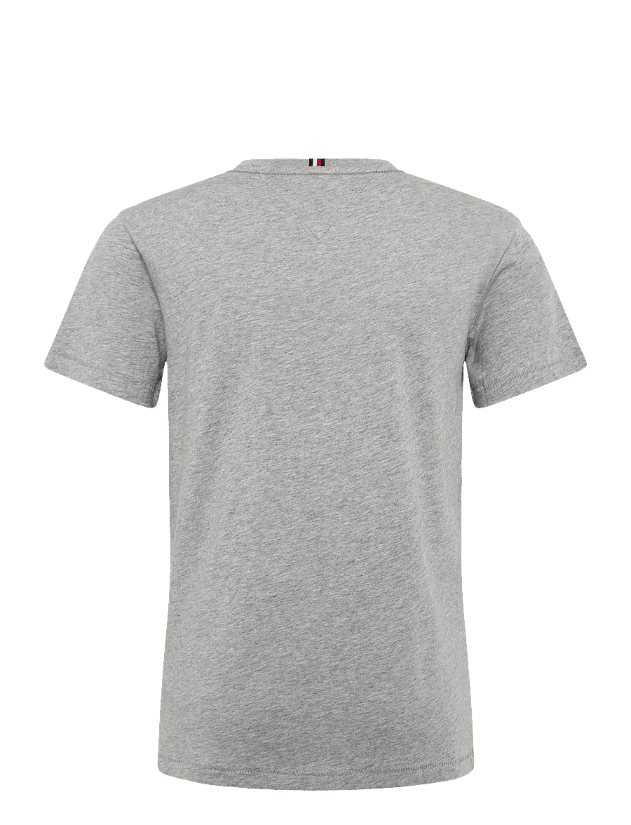 Tommy Hilfiger - TOMMY FADED PRINT T-SHIRT SS - kurzärmelige - mid grey heather - 1