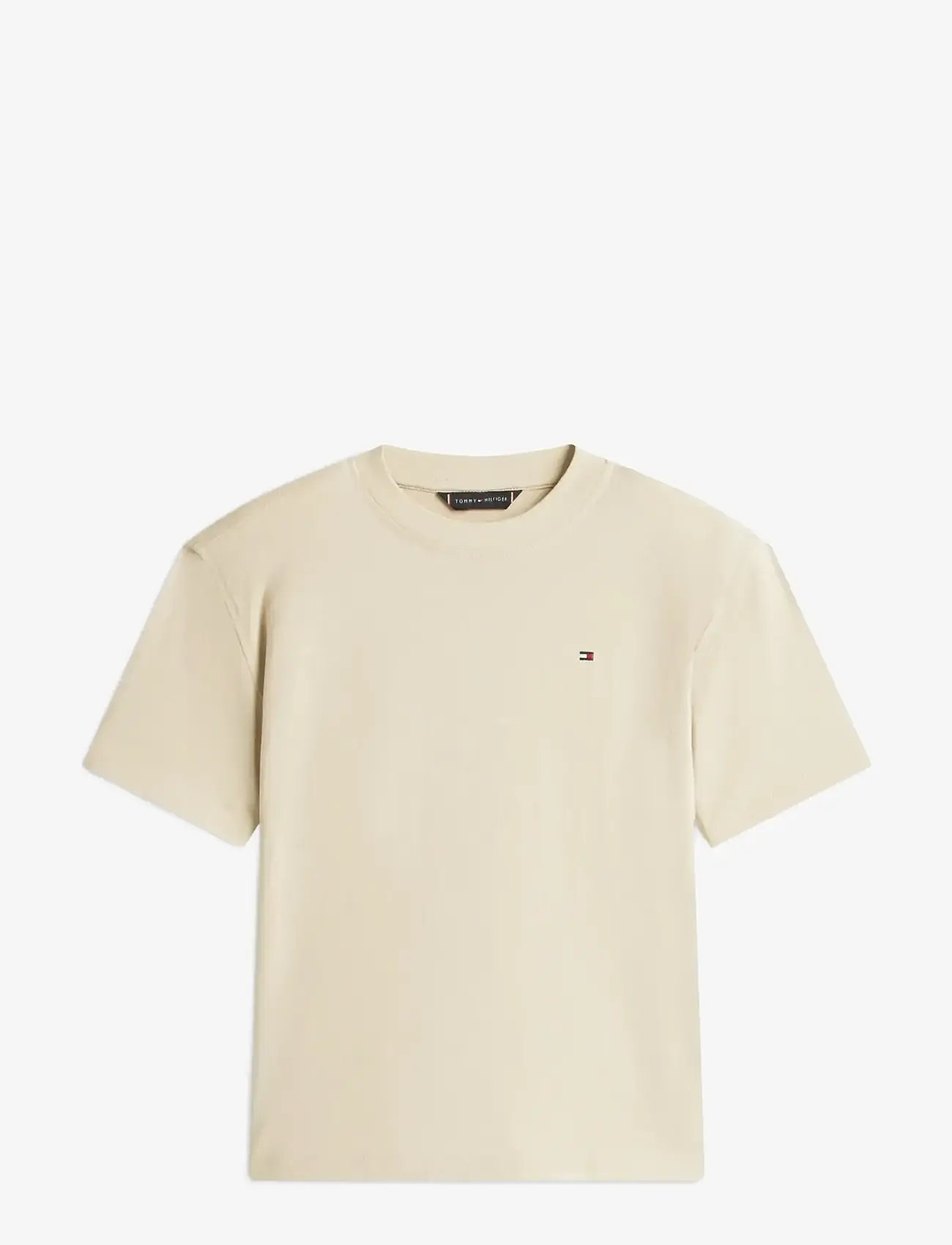 Tommy Hilfiger - WASHED FADED GRAPHIC T-SHIRT SS - kortærmede t-shirts - gulf sand - 1