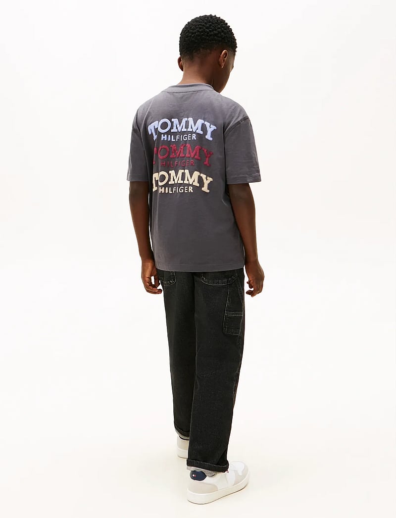 Tommy Hilfiger - WASHED FADED GRAPHIC T-SHIRT SS - kurzärmelige - washed black - 3