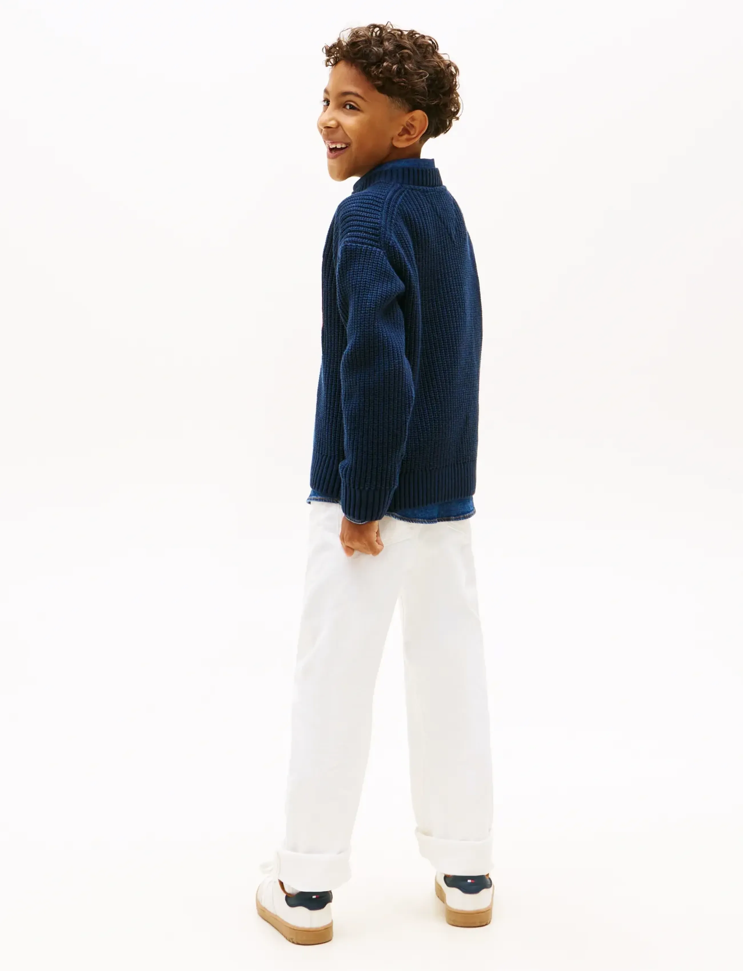 Tommy Hilfiger - HERITAGE FLAG SWEATER - dark night navy - 2