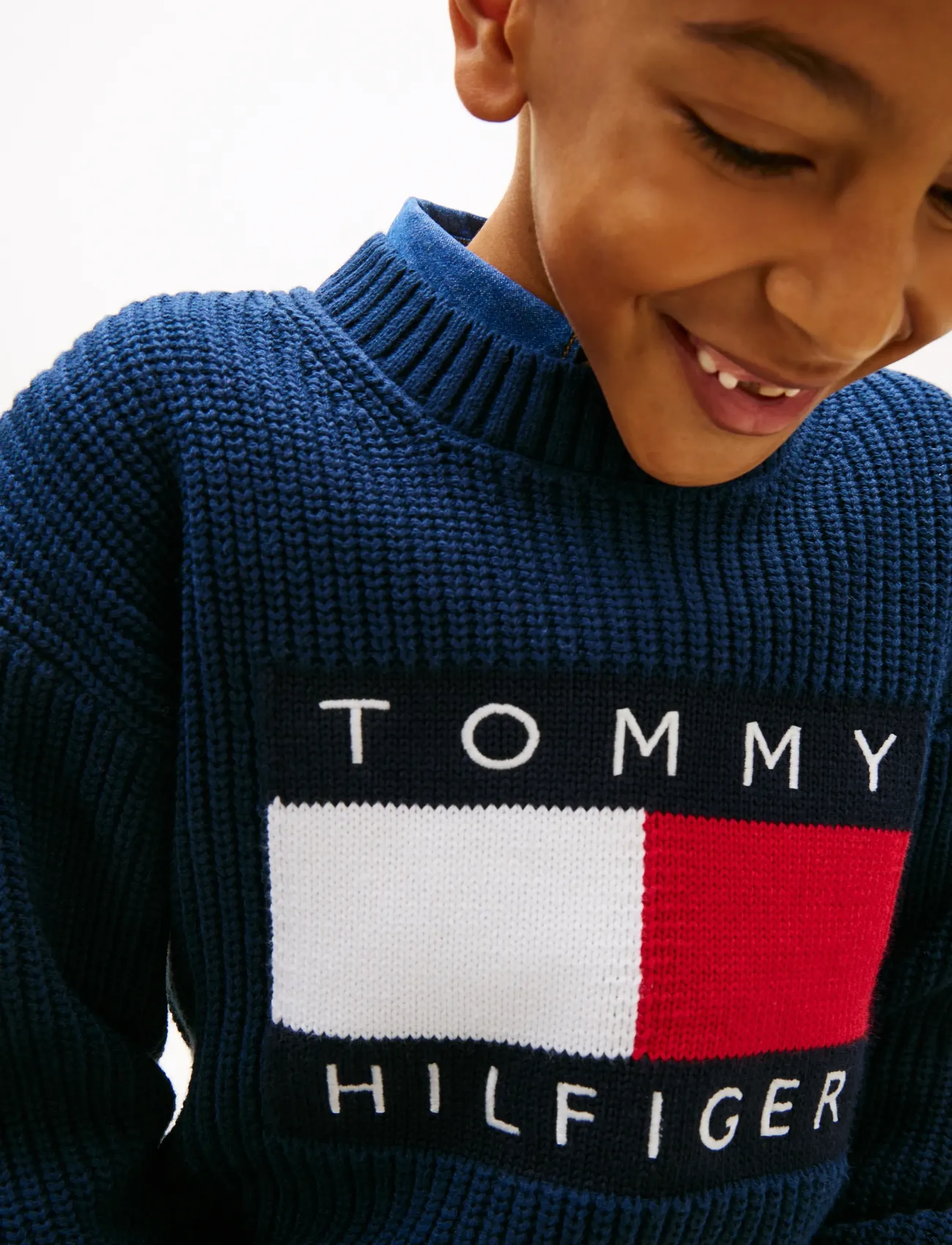 Tommy Hilfiger - HERITAGE FLAG SWEATER - dark night navy - 4