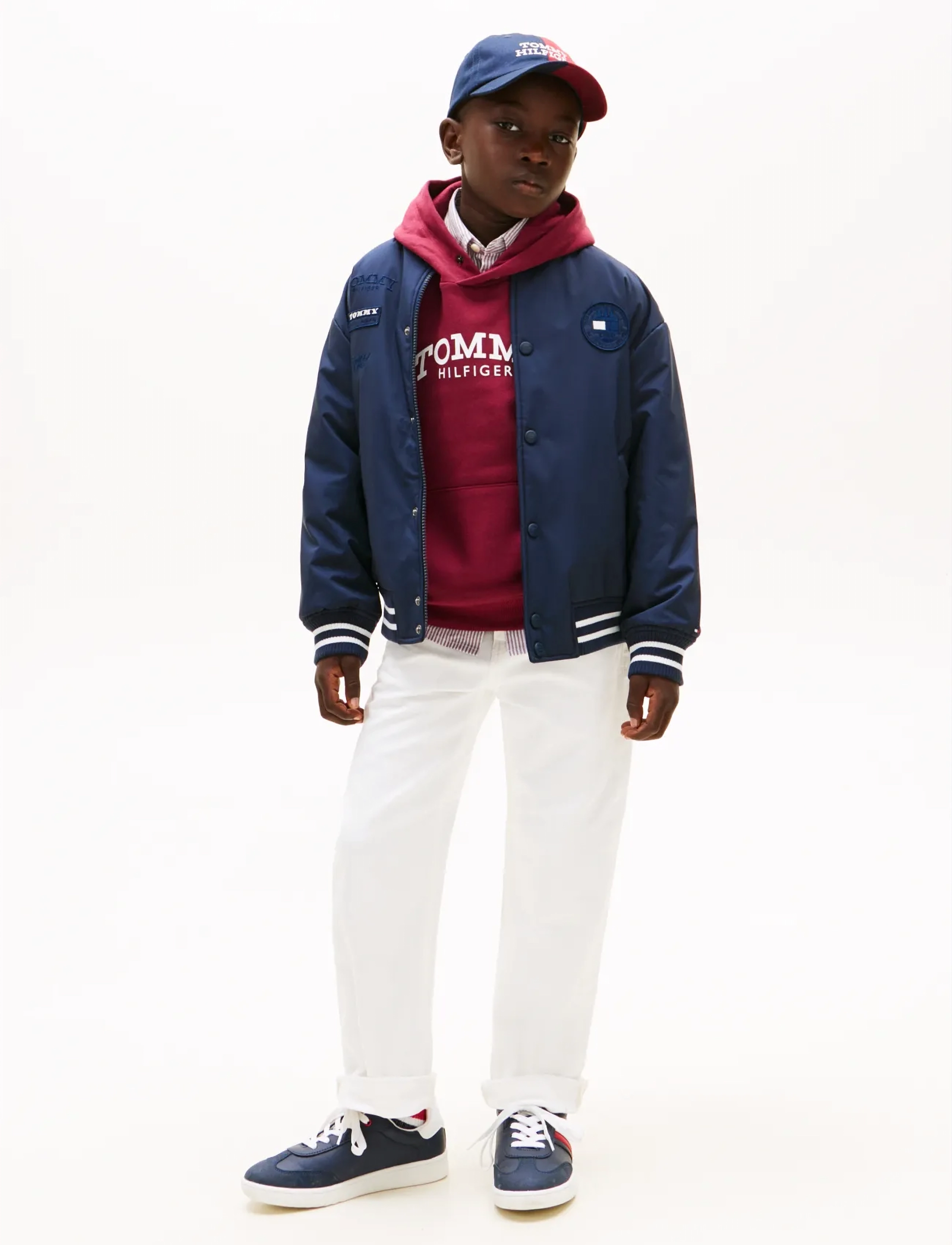 Tommy Hilfiger - PADDED GRAPHIC BOMBER - tepitud jakid - dark night navy - 3