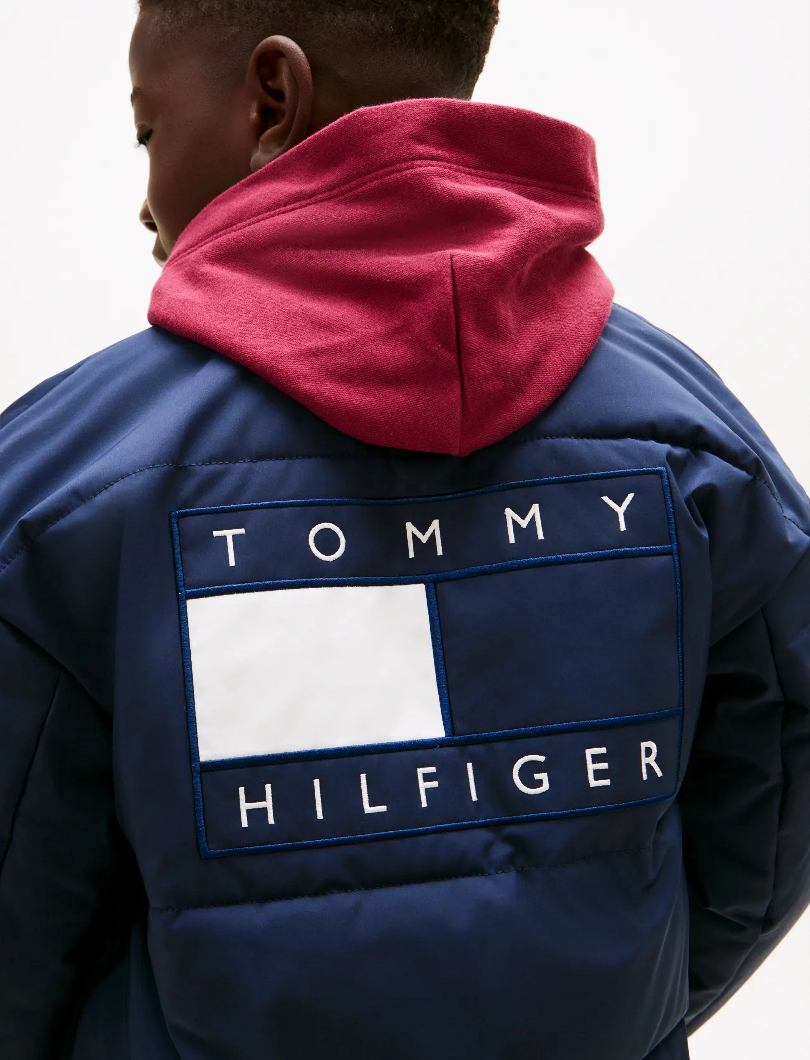 Tommy Hilfiger - PADDED GRAPHIC BOMBER - tepitud jakid - dark night navy - 4