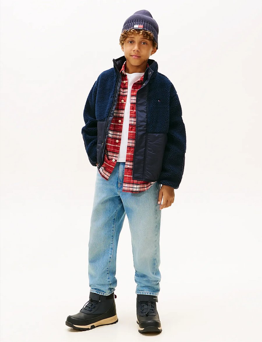 Tommy Hilfiger - TEDDY QUILTED BOMBER - quilted jackets - dark night navy - 2