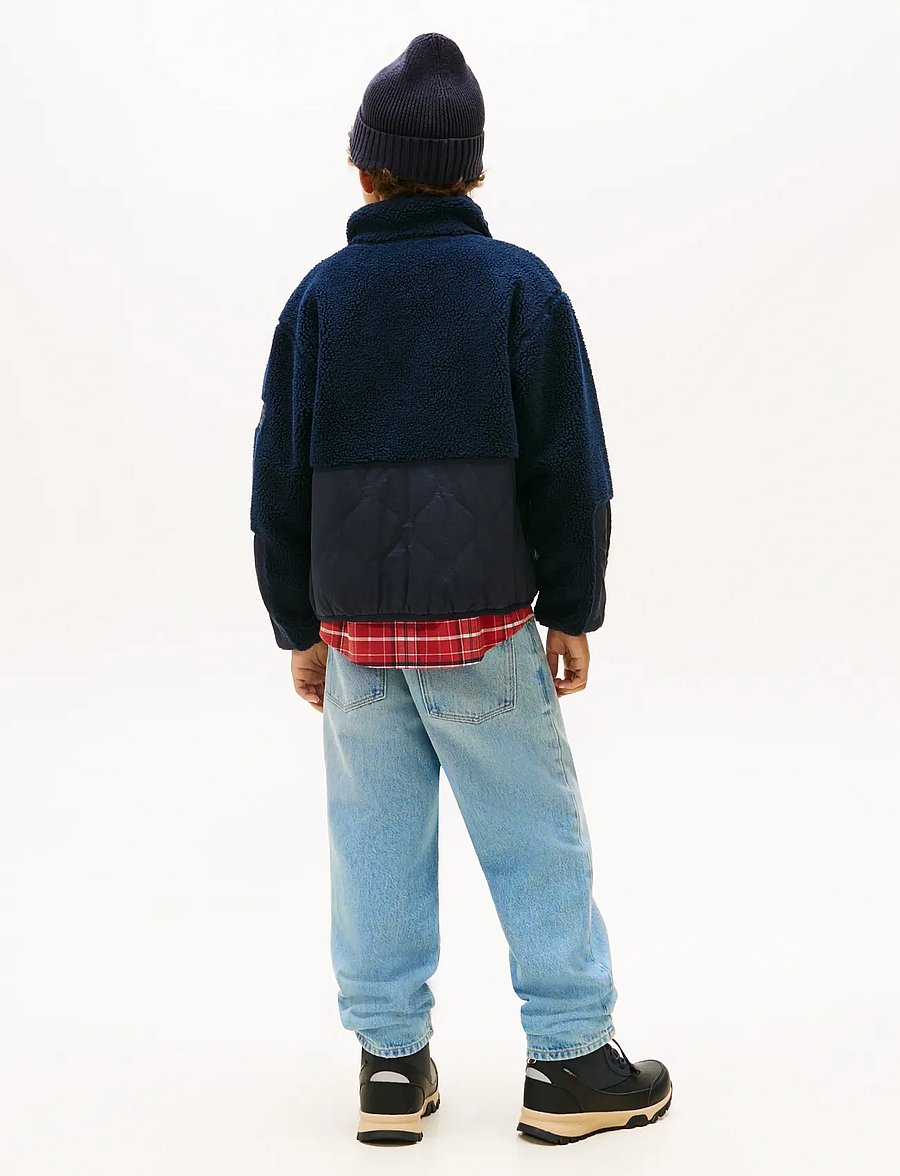 Tommy Hilfiger - TEDDY QUILTED BOMBER - quilted jackets - dark night navy - 3