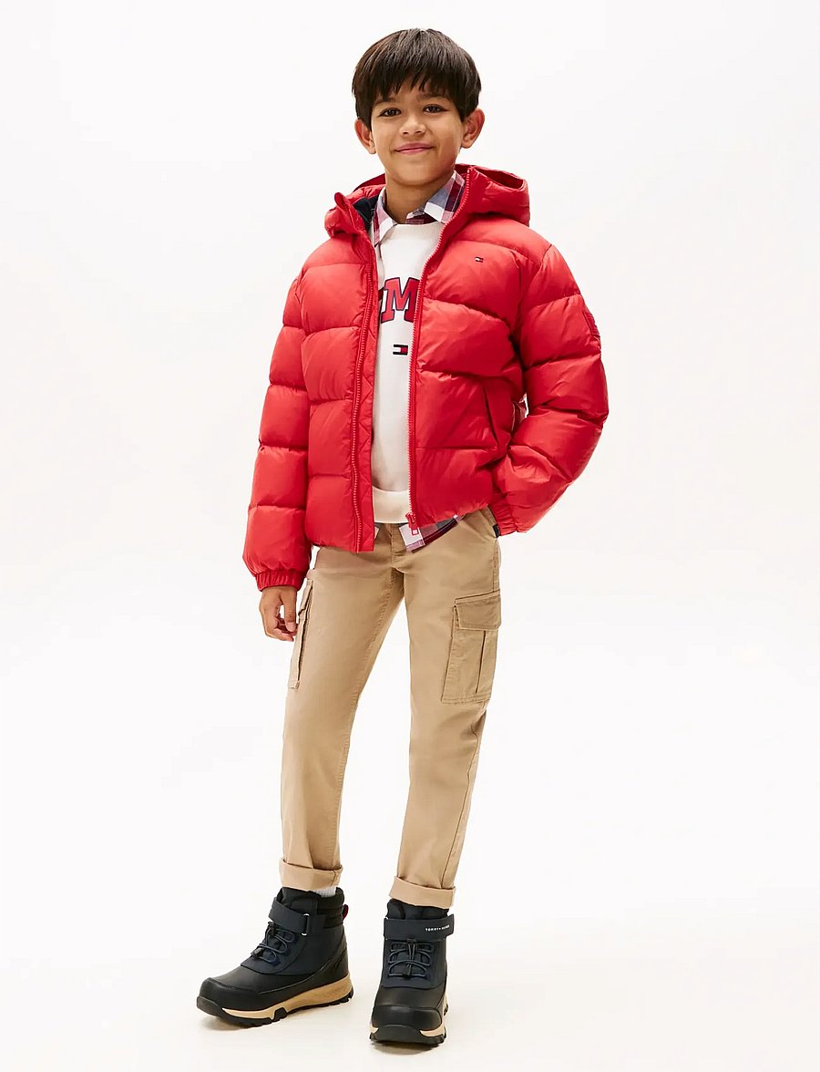 Tommy Hilfiger - ESSENTIAL DOWN JACKET - vinterjackor - medium red - 3