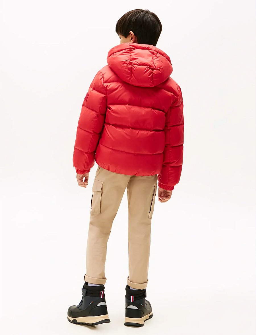 Tommy Hilfiger - ESSENTIAL DOWN JACKET - vinterjackor - medium red - 4