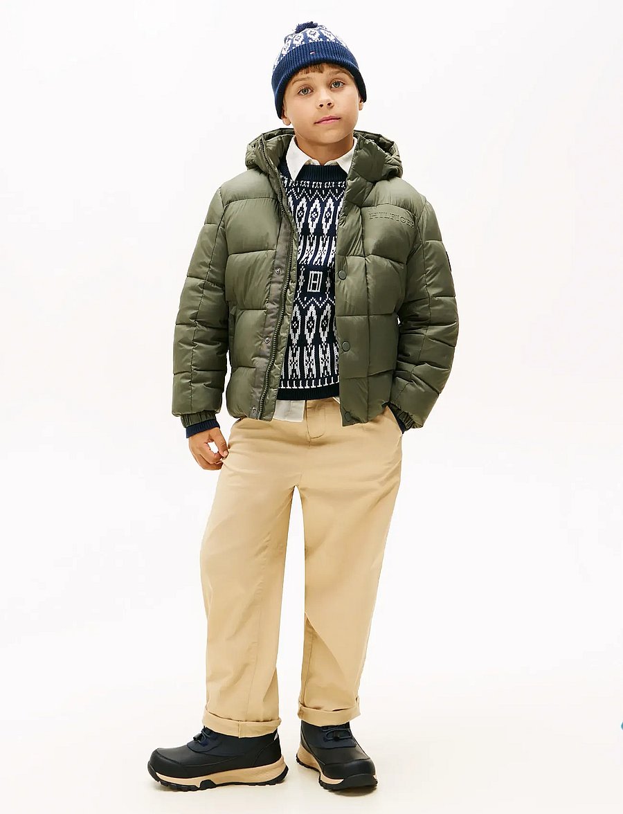Tommy Hilfiger - MATT AND SHINE EMBOSSED JACKET - winterjacke - pewter green - 2