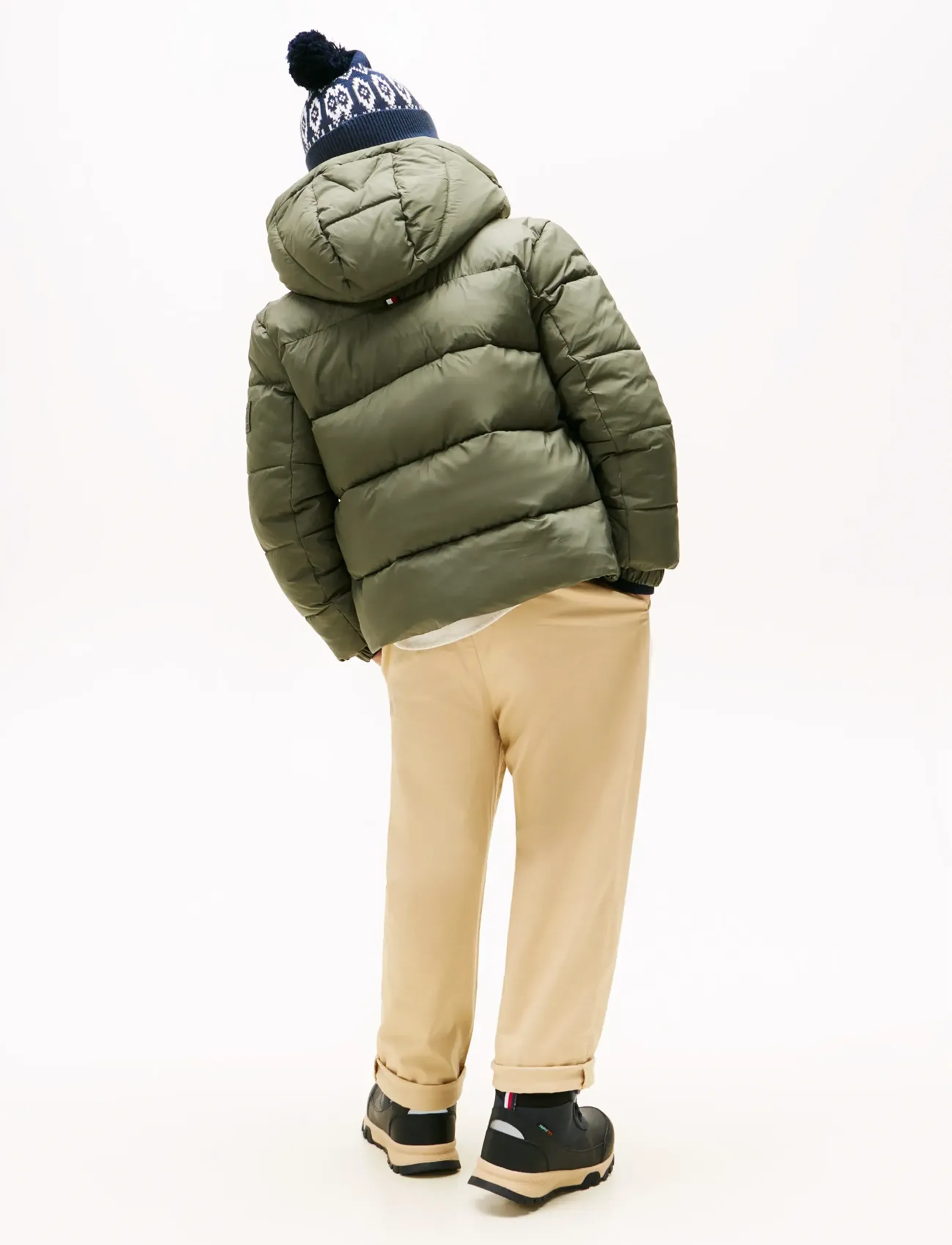 Tommy Hilfiger - MATT AND SHINE EMBOSSED JACKET - vinterjakker - pewter green - 3