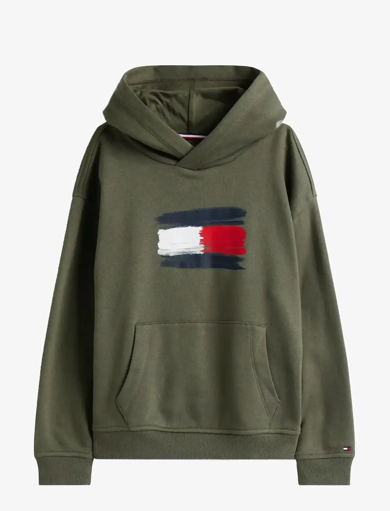 Tommy Hilfiger - FLAG HOODIE - kapuzenpullover - pewter green - 1
