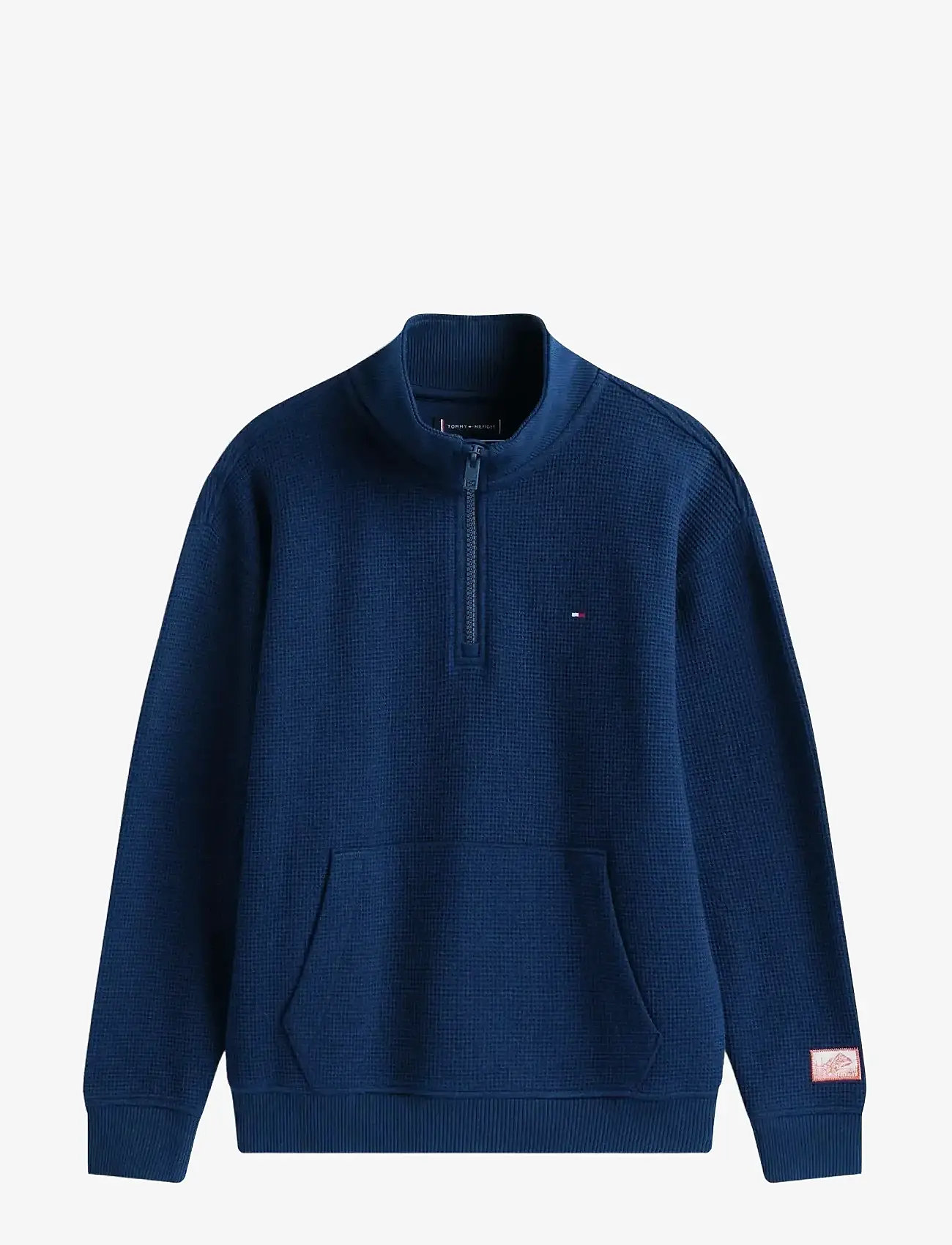 Tommy Hilfiger - TEXTURE HALF ZIP SWEATSHIRT - sweatshirts - dark night navy - 1