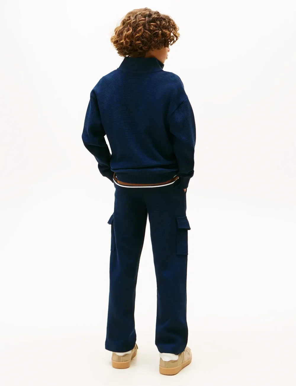 Tommy Hilfiger - TEXTURE HALF ZIP SWEATSHIRT - dressipluusid - dark night navy - 3