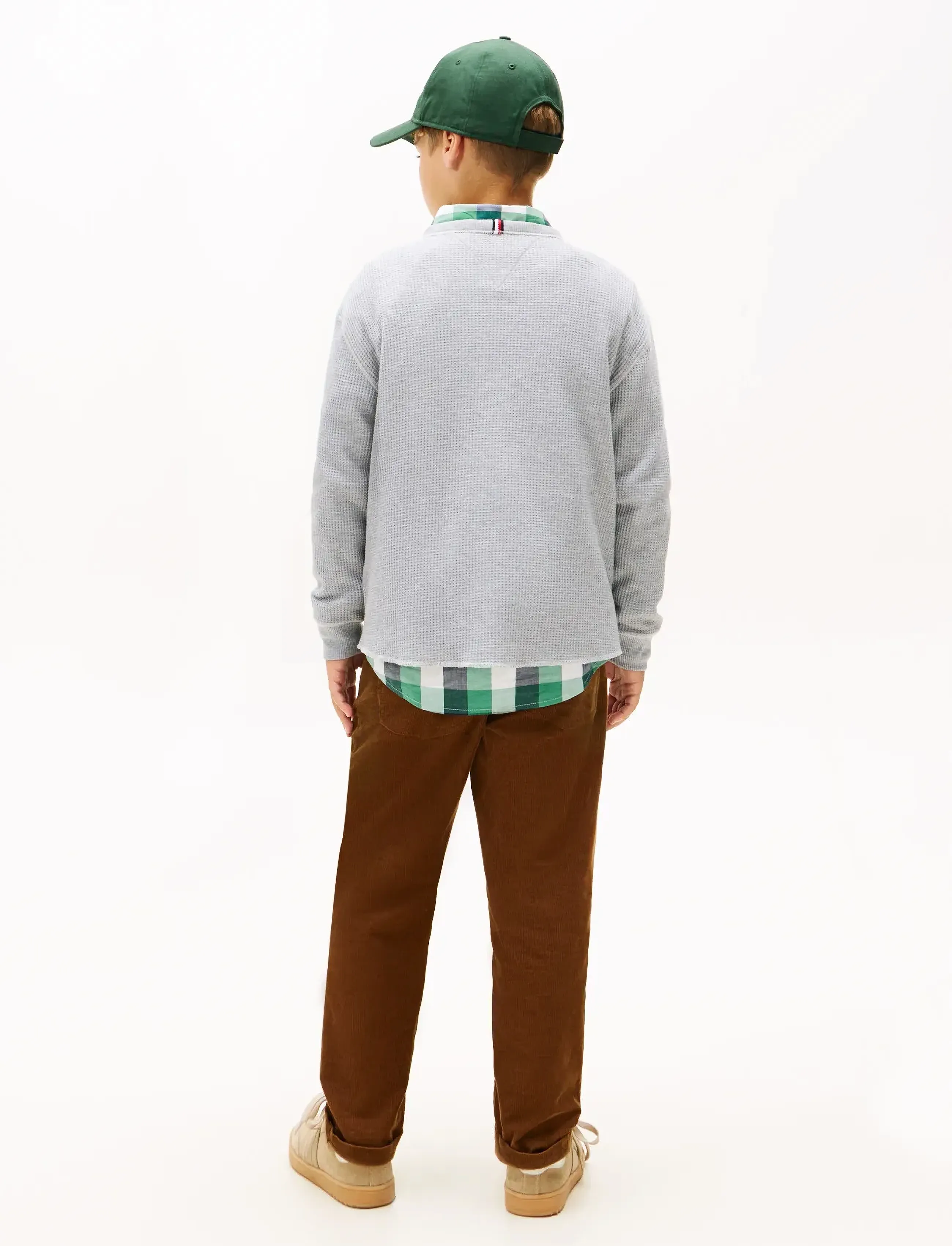 Tommy Hilfiger - TETXURED WAFFLE TEE LS - džemperi - light grey heather - 3