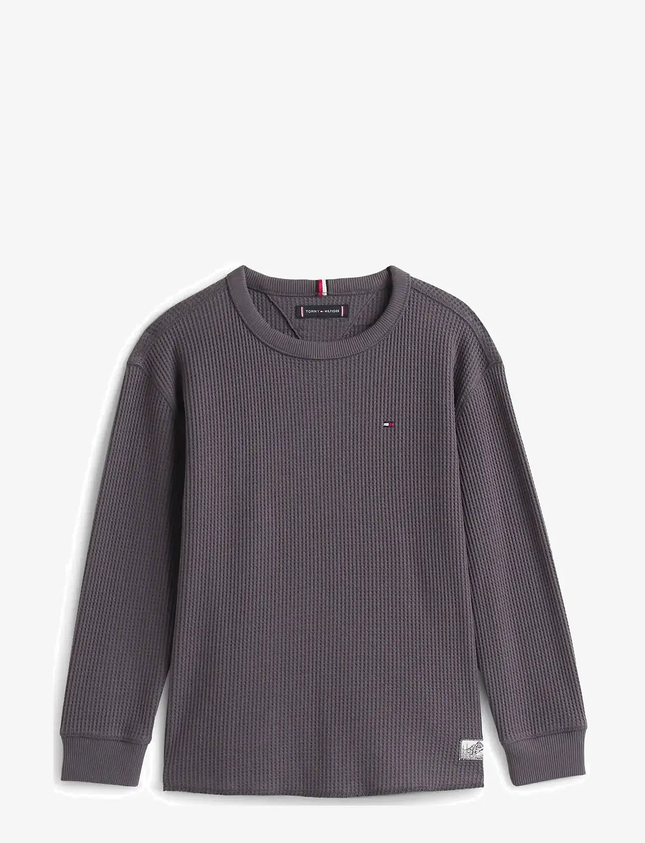 Tommy Hilfiger - TETXURED WAFFLE TEE LS - pullover - washed black - 2