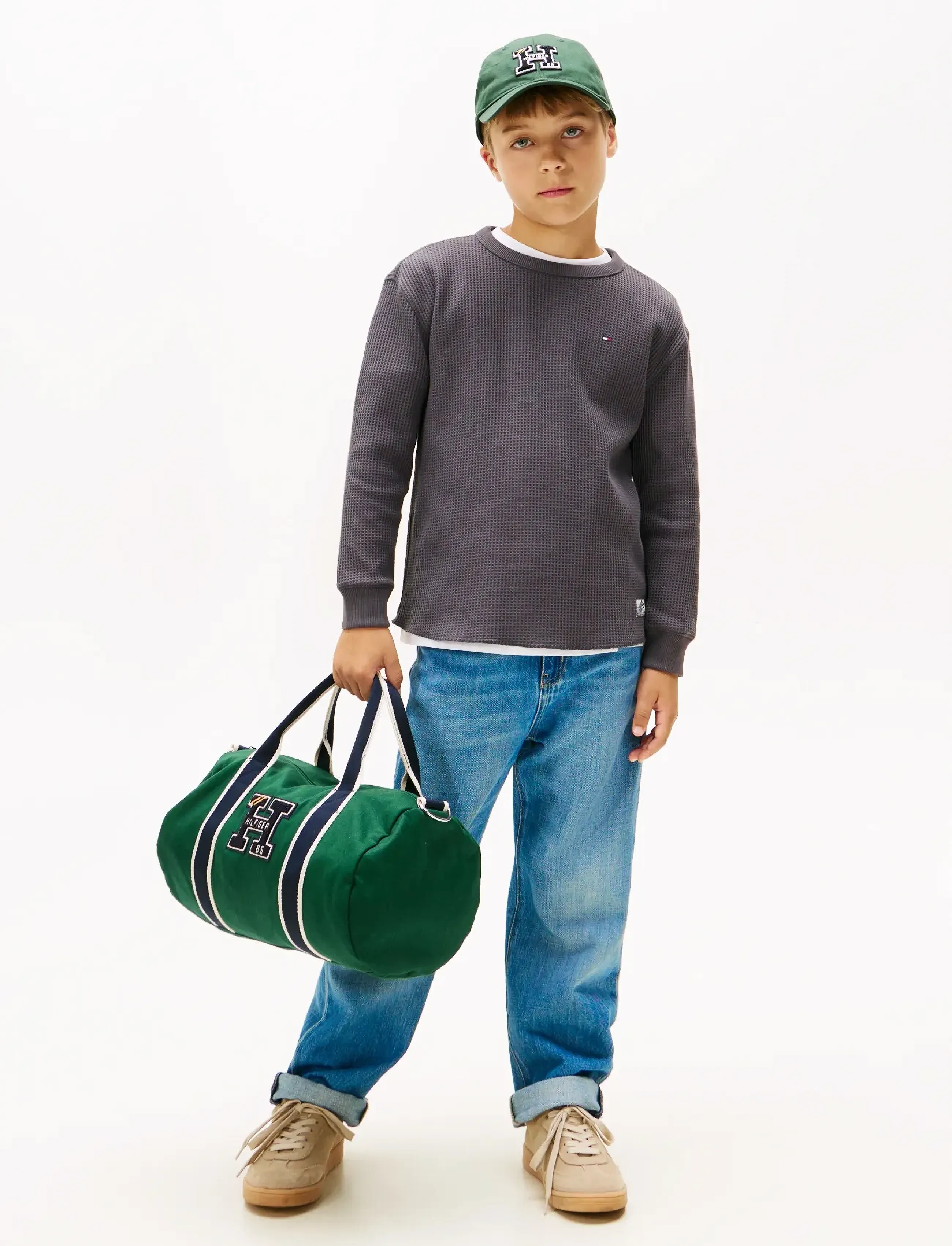 Tommy Hilfiger - TETXURED WAFFLE TEE LS - trøjer - washed black - 3