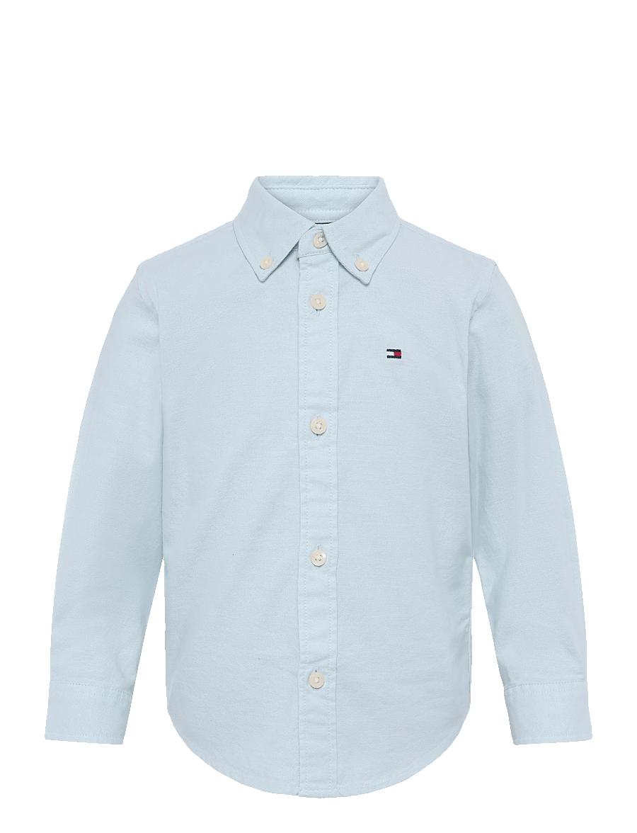 Tommy Hilfiger - FLAG OXFORD SHIRT LS - pikkade varrukatega särgid - calm blue - 0