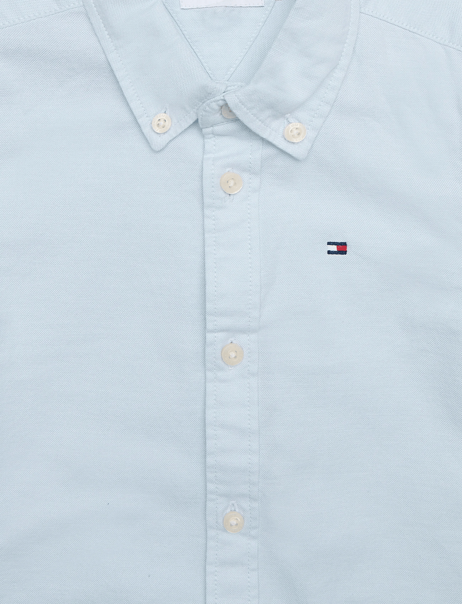 Tommy Hilfiger - FLAG OXFORD SHIRT LS - pikkade varrukatega särgid - calm blue - 2