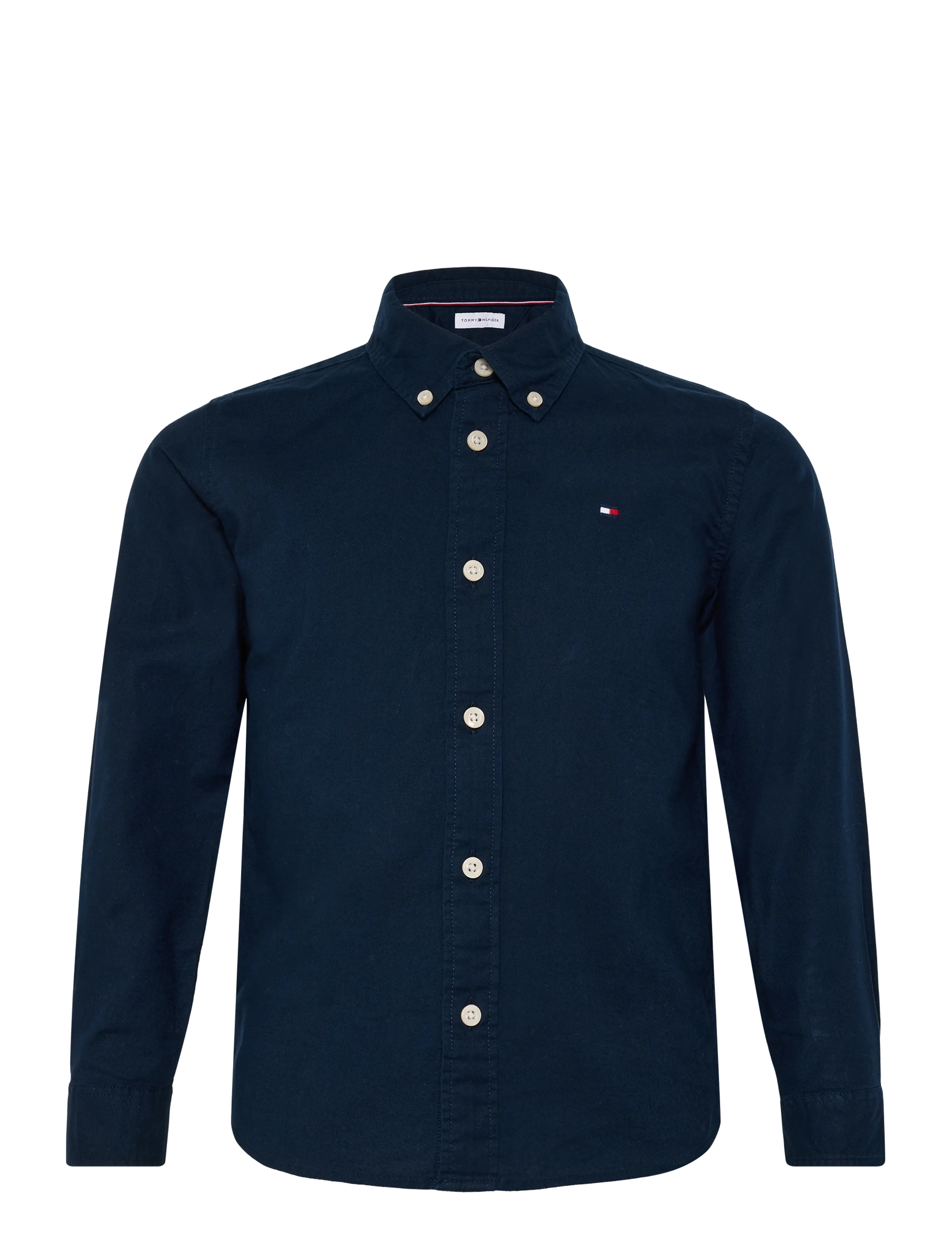 Tommy Hilfiger FLAG OXFORD SHIRT LS - Kleidung - DARK BLUE / navy