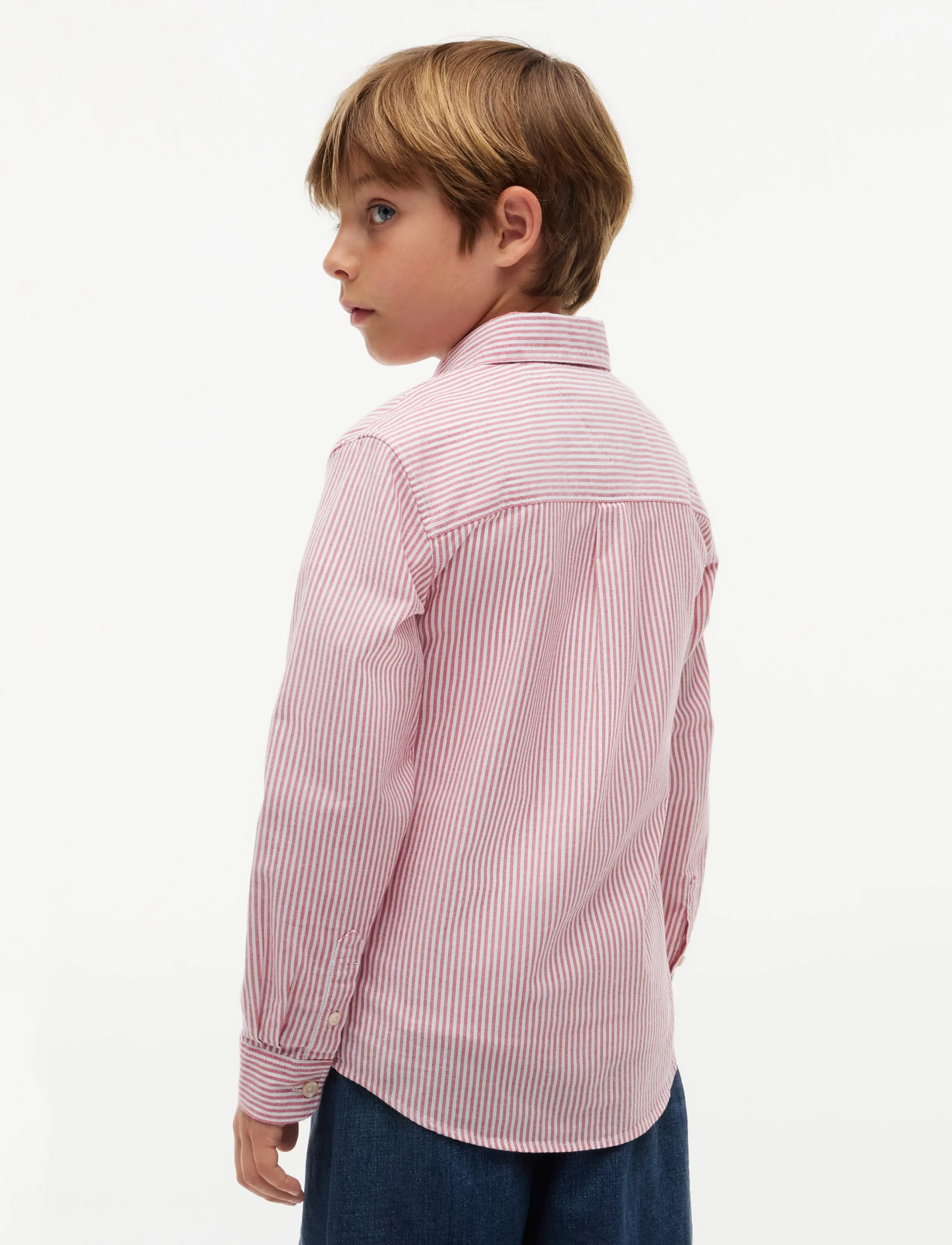 Tommy Hilfiger - FLAG OXFORD SHIRT LS - langærmede skjorter - red glare stripes - 2