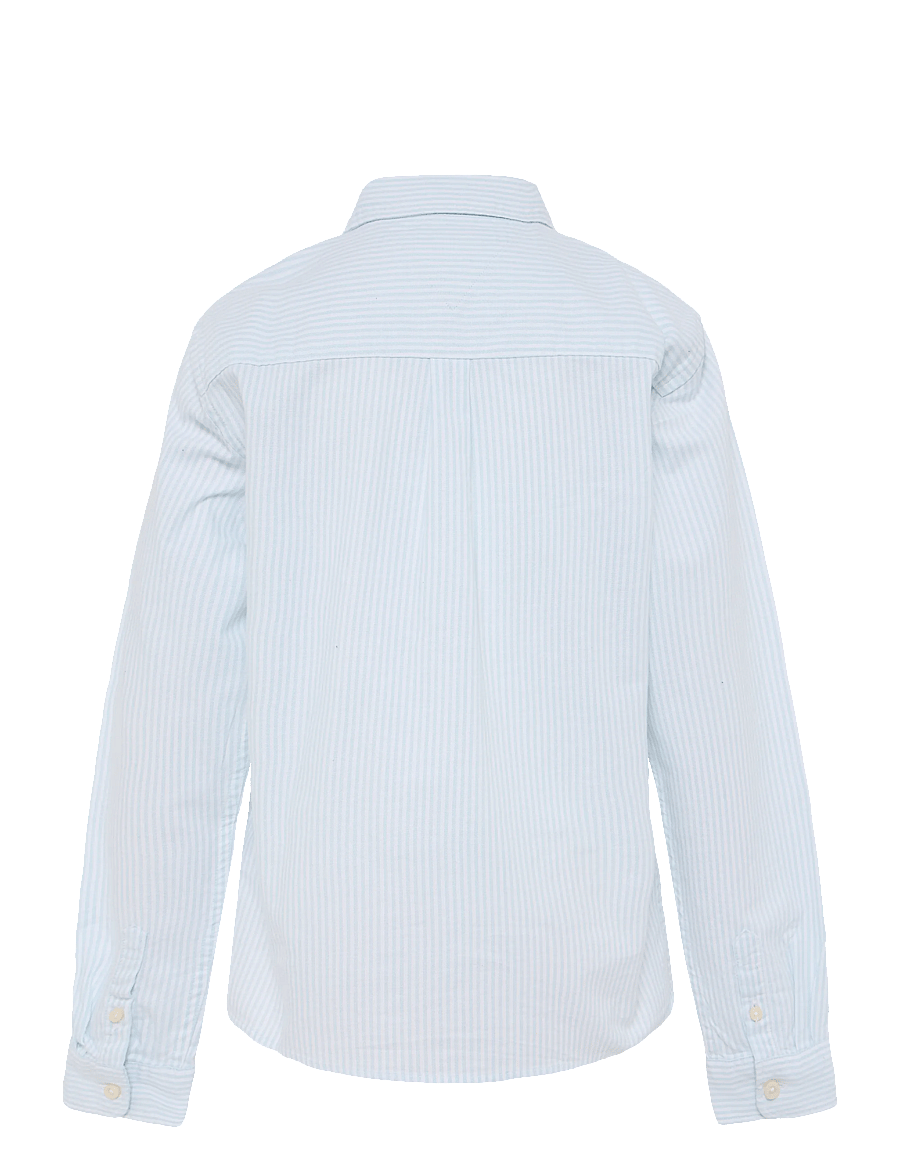 Tommy Hilfiger - FLAG OXFORD SHIRT LS - langärmlige hemden - sky blue stripes - 2