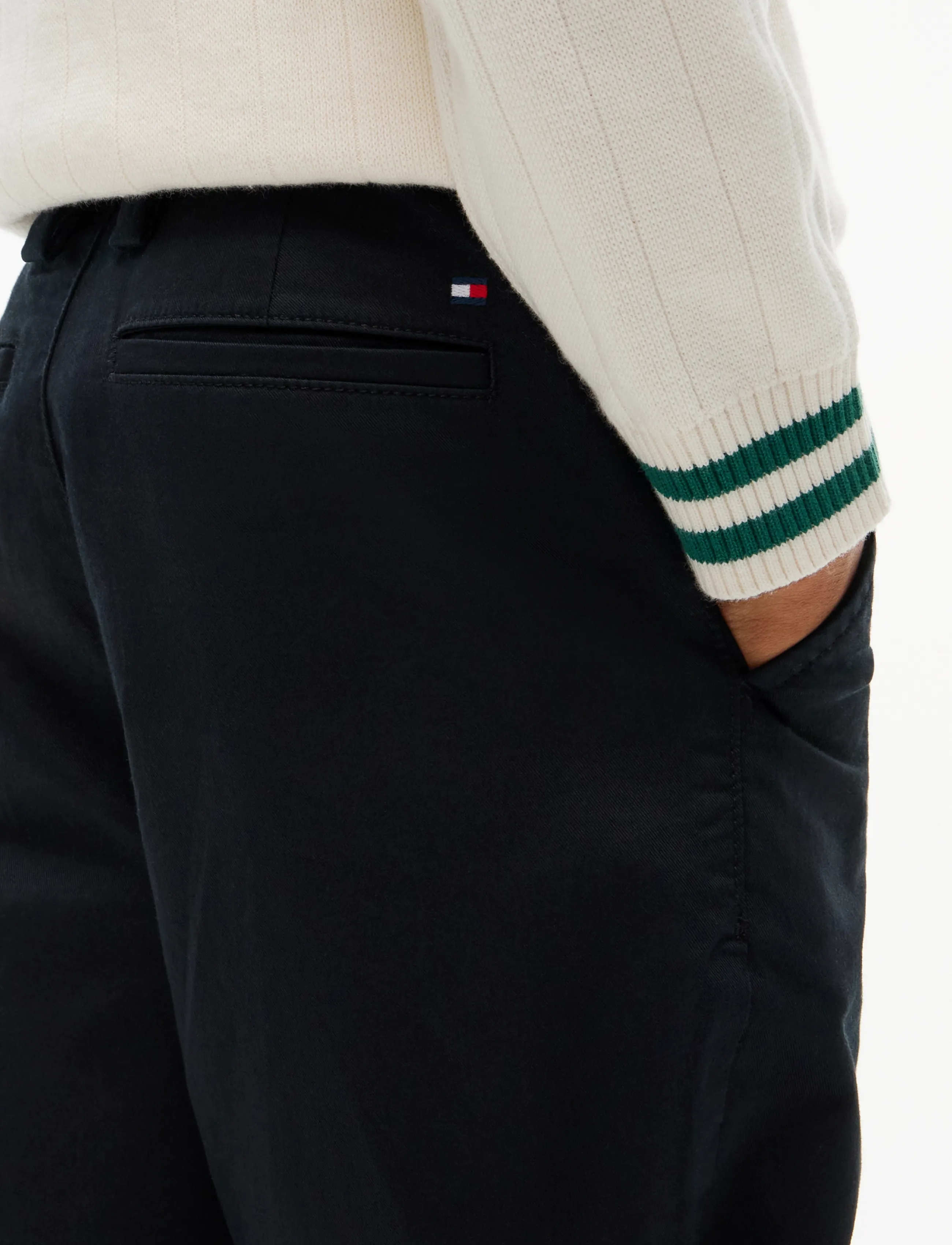Tommy Hilfiger - THE CHINO PANT - chinos - black - 4