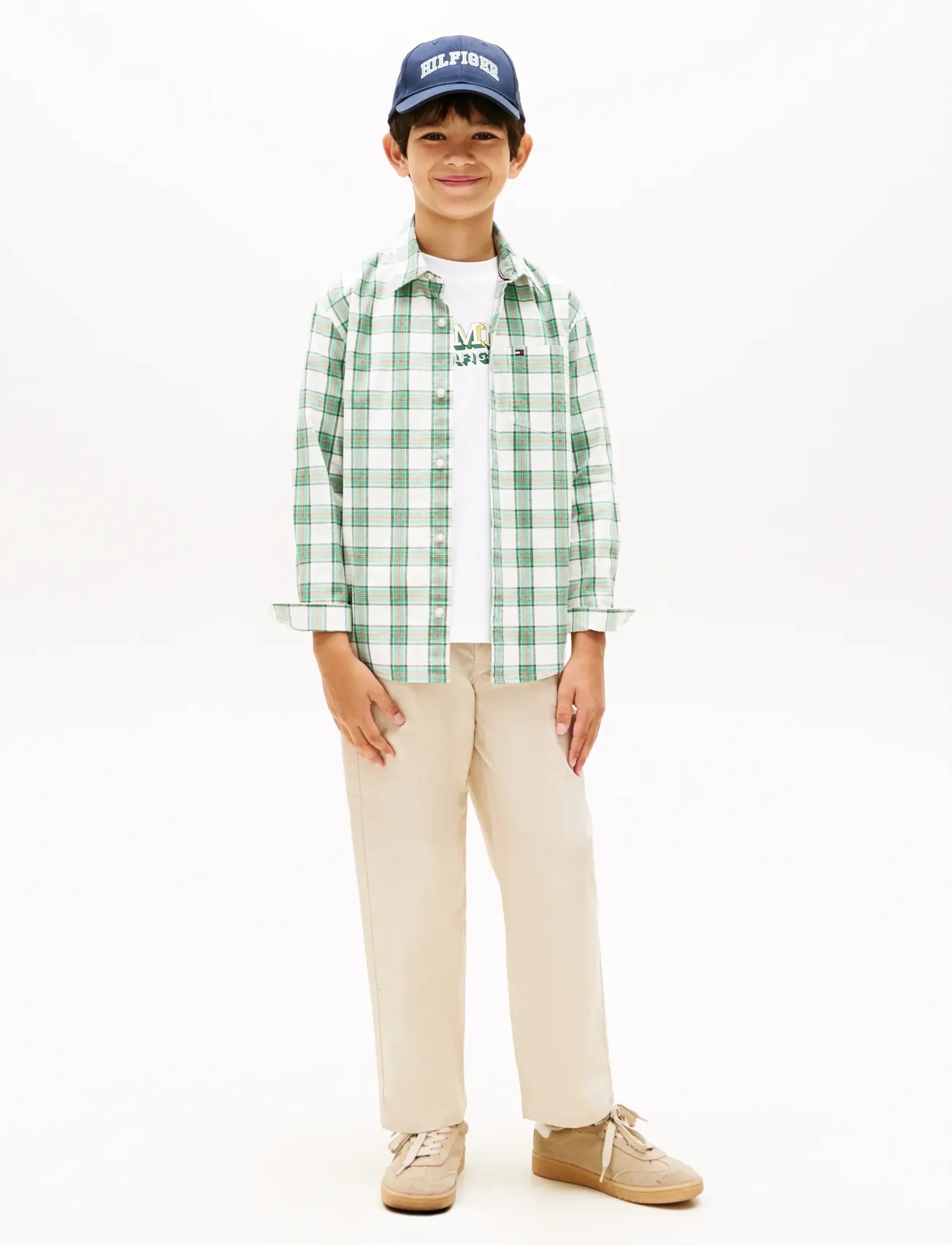 Tommy Hilfiger - STRETCH POPLIN CHECK SHIRT LS - langærmede skjorter - multi colour check - 3